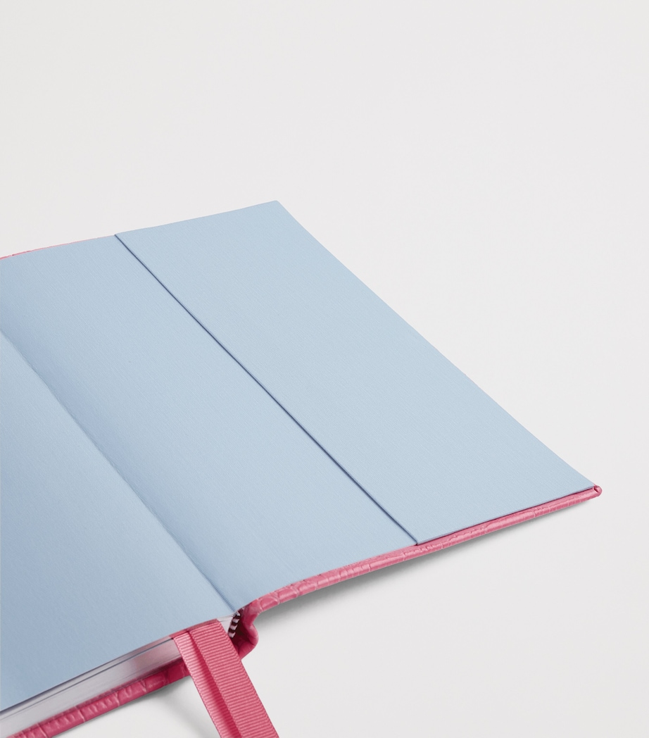 Smythson Leather Soho Weekly Diary 2027 Flamingo Image 4