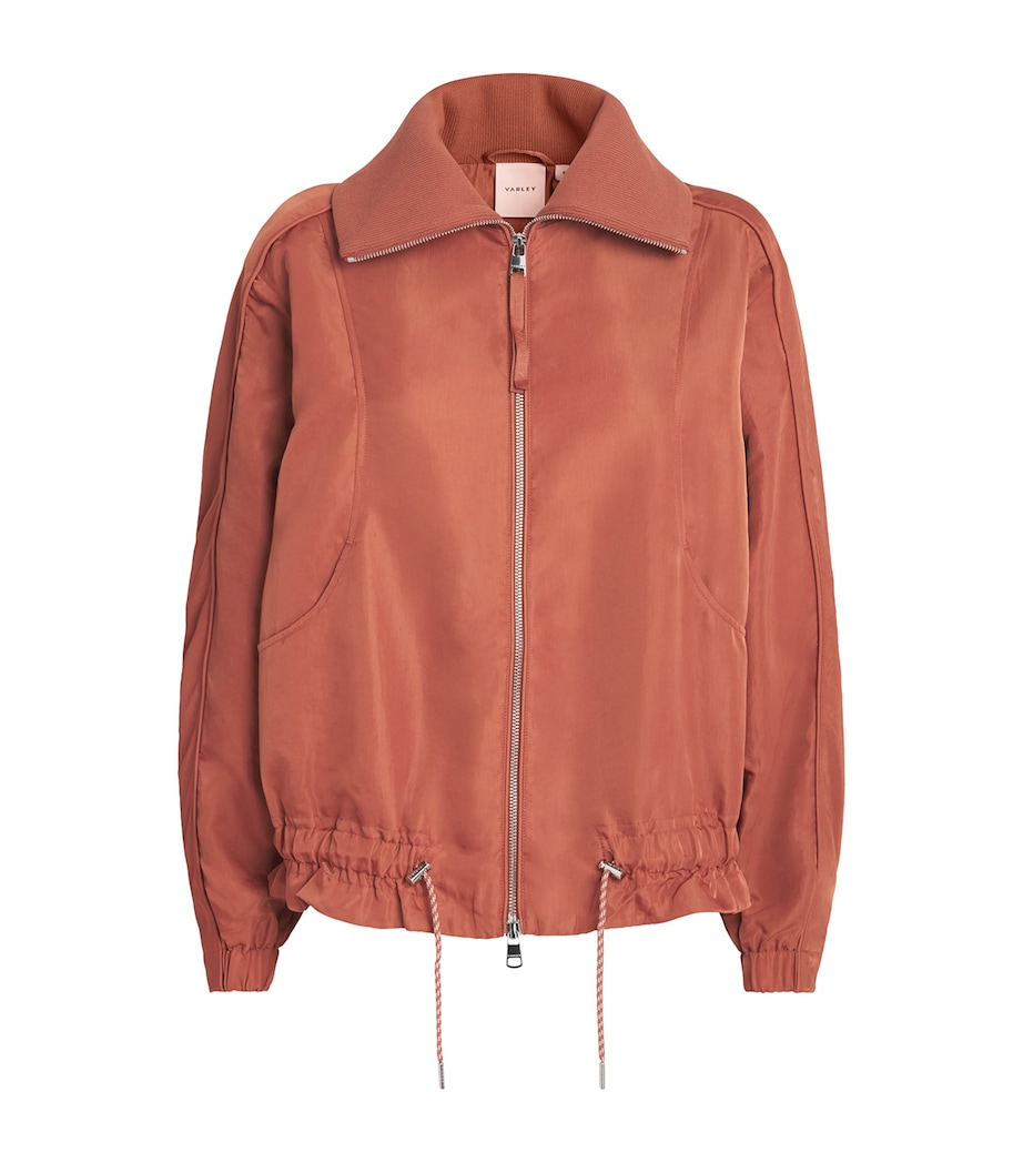 Varley Womens Oversized Lotta Blouson Jacket Maple Image 1