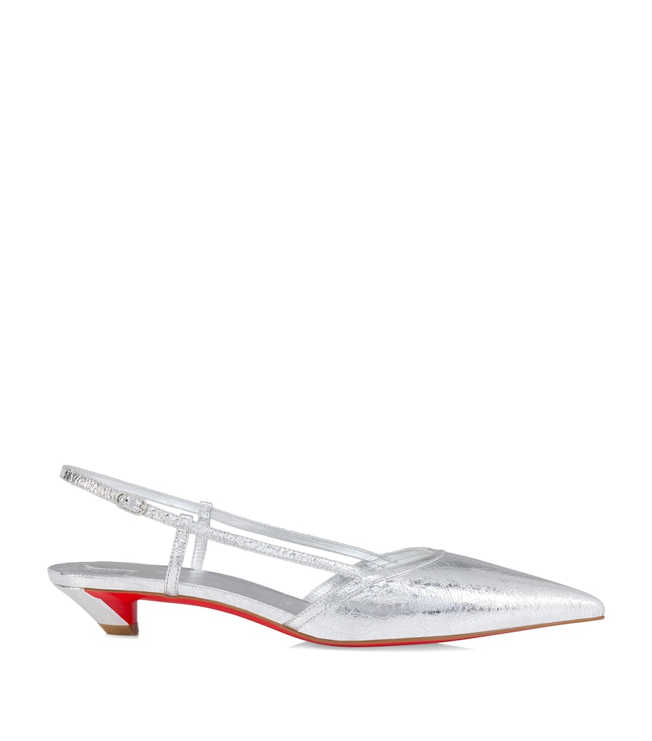 Miss Z Slingina Metallic Leather Pumps 25 S211 Image 1