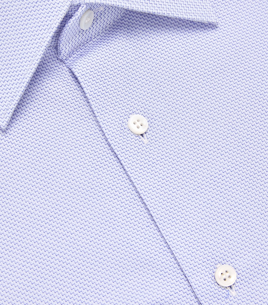 Cotton Micro-Houndstooth Shirt 9049 Image 5