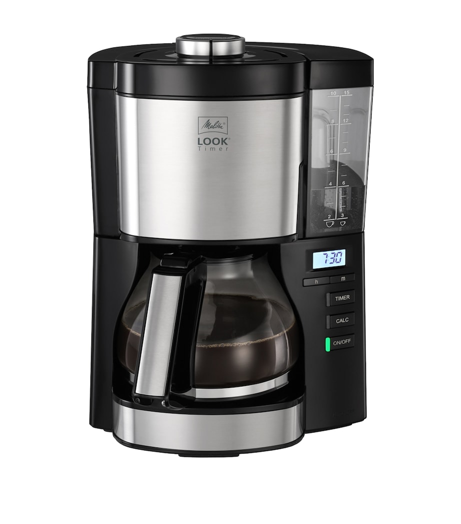 Melitta Look V Timer Filter Coffee Machine Black Image 1