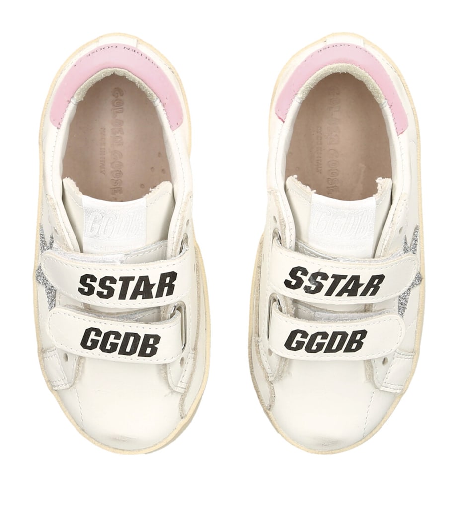 Leather Old School Sneakers WHITE/COMB Image 4