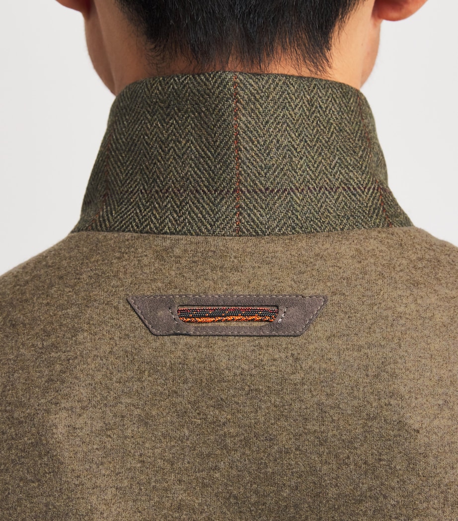 Reversible Padded Explorer Gilet BRONZE OLIVE Y51 Image 7