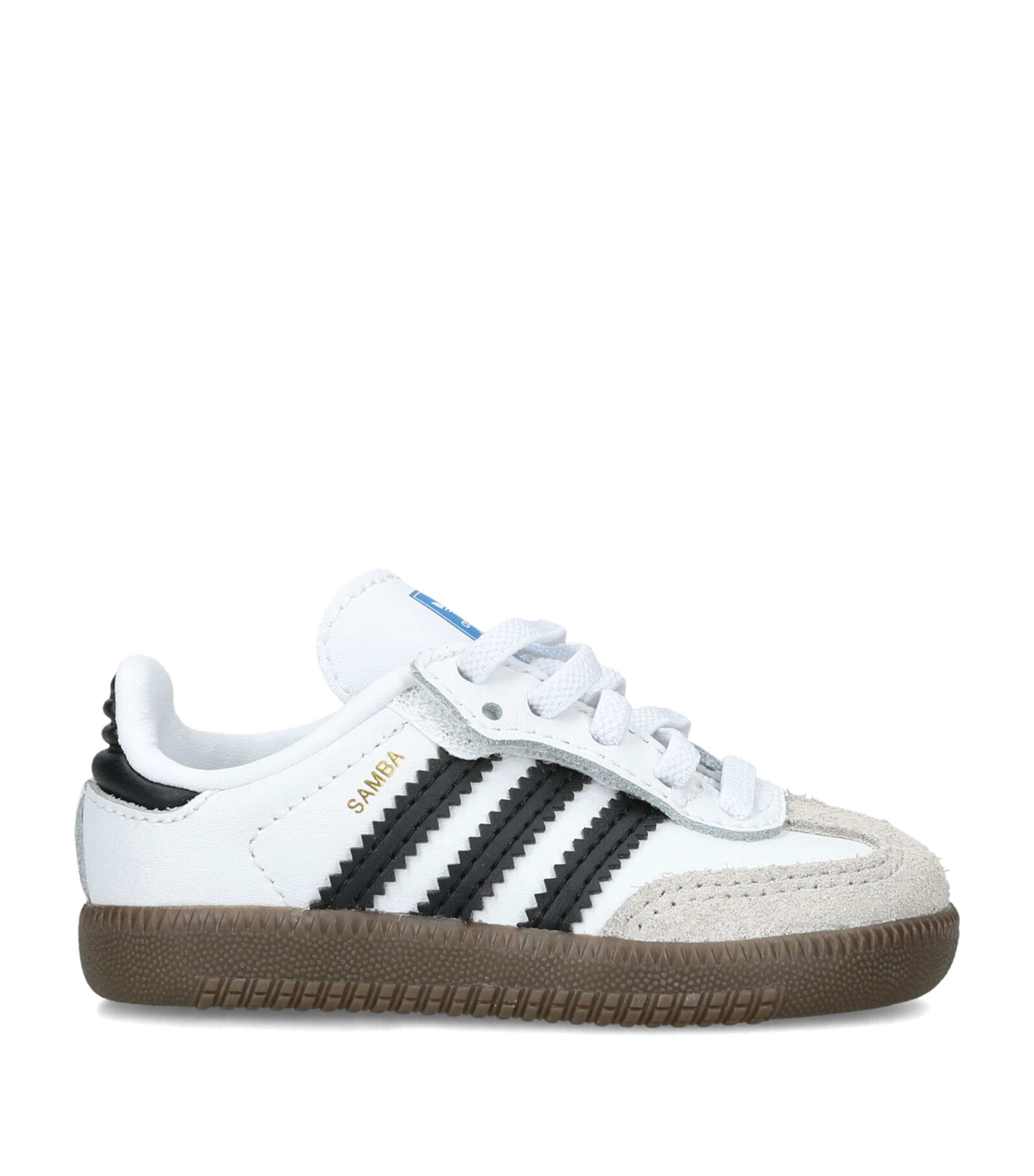adidas Kids Leather Samba OG Sneakers White/blk Image 1