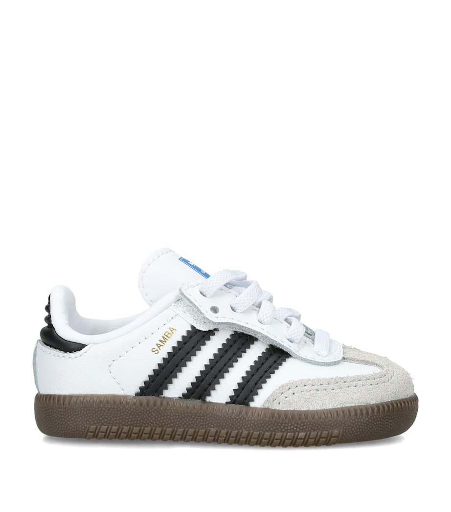 adidas Kids Leather Samba OG Sneakers White/blk Image 1