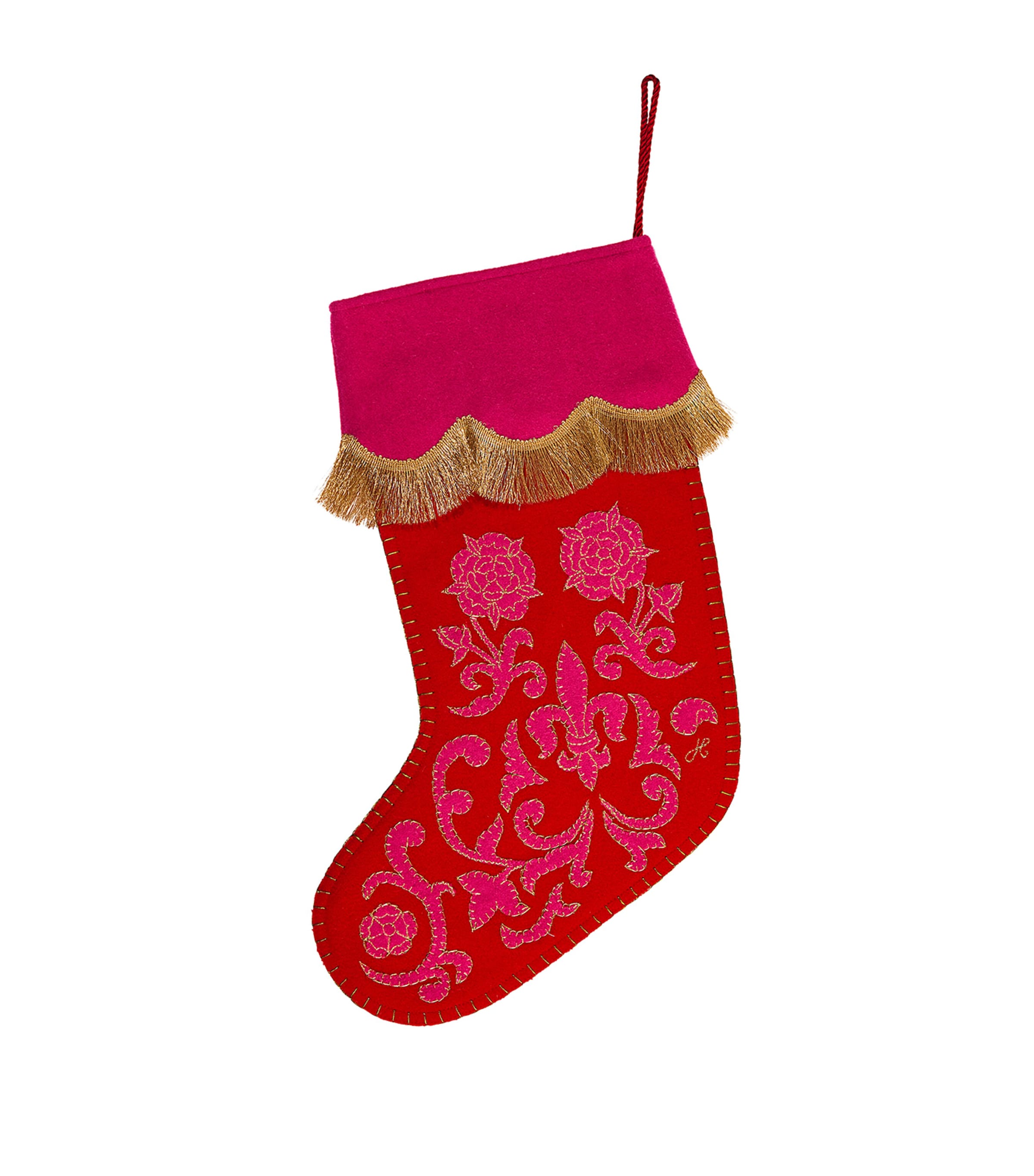 Jan Constantine Tudor Rose Stocking