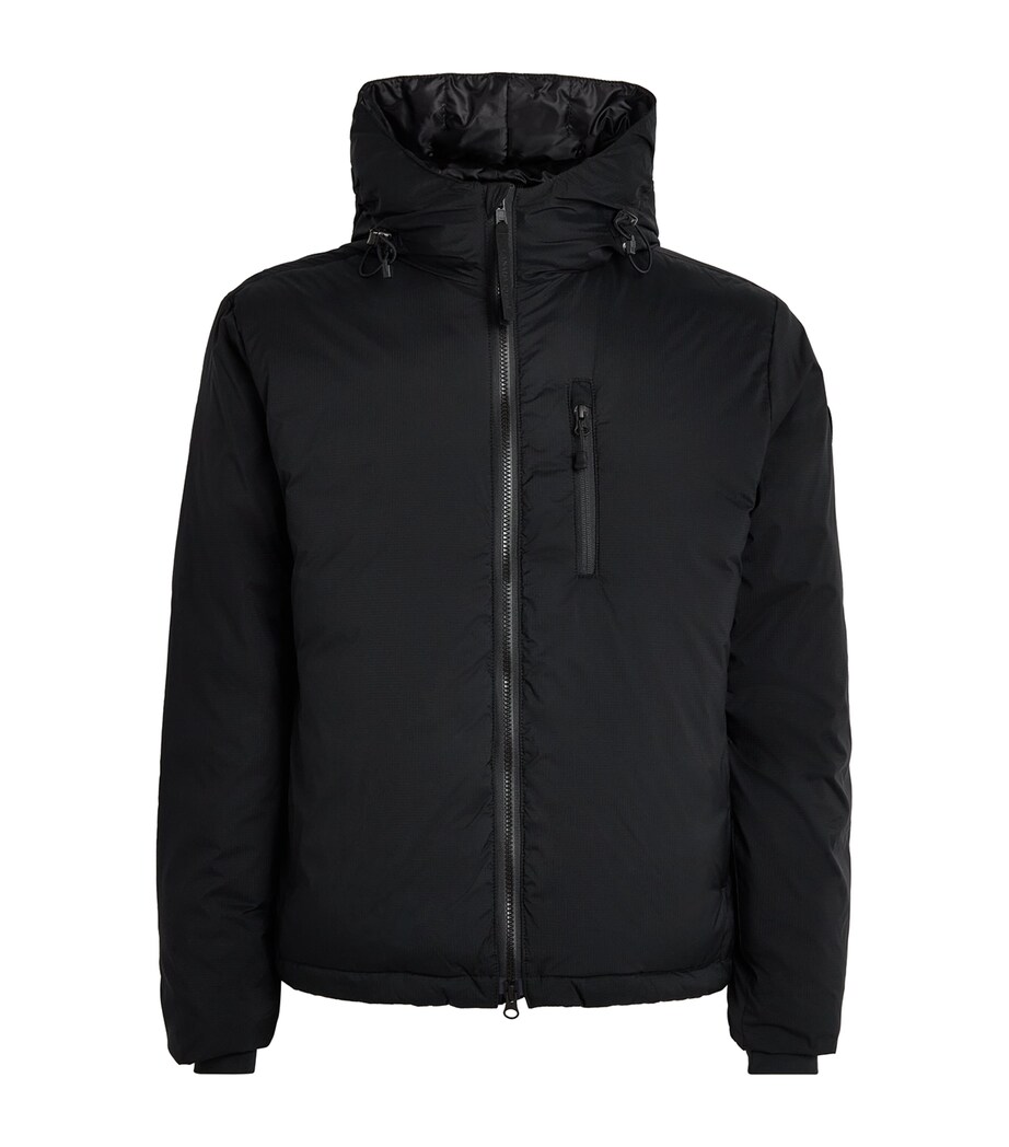 Canada Goose Mens Lodge Hooded Jacket Black Image 1