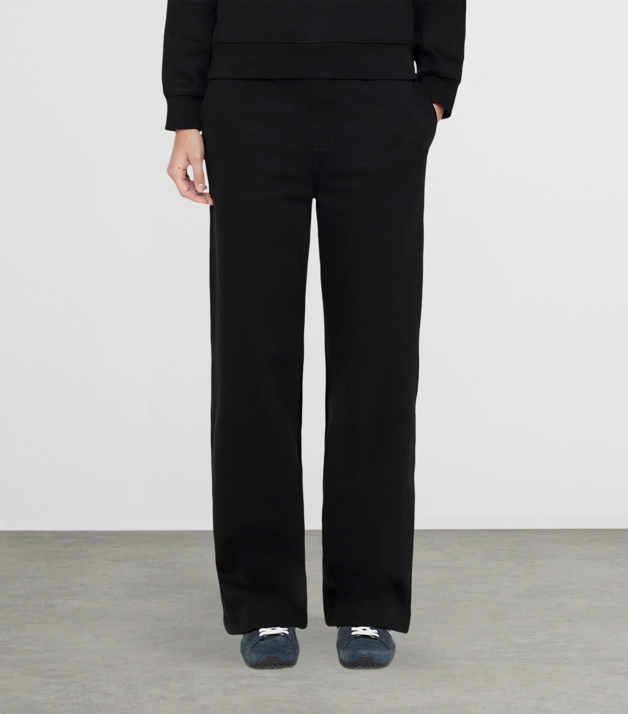 AllSaints Womens Lily Sweatpants Jet Black Image 3