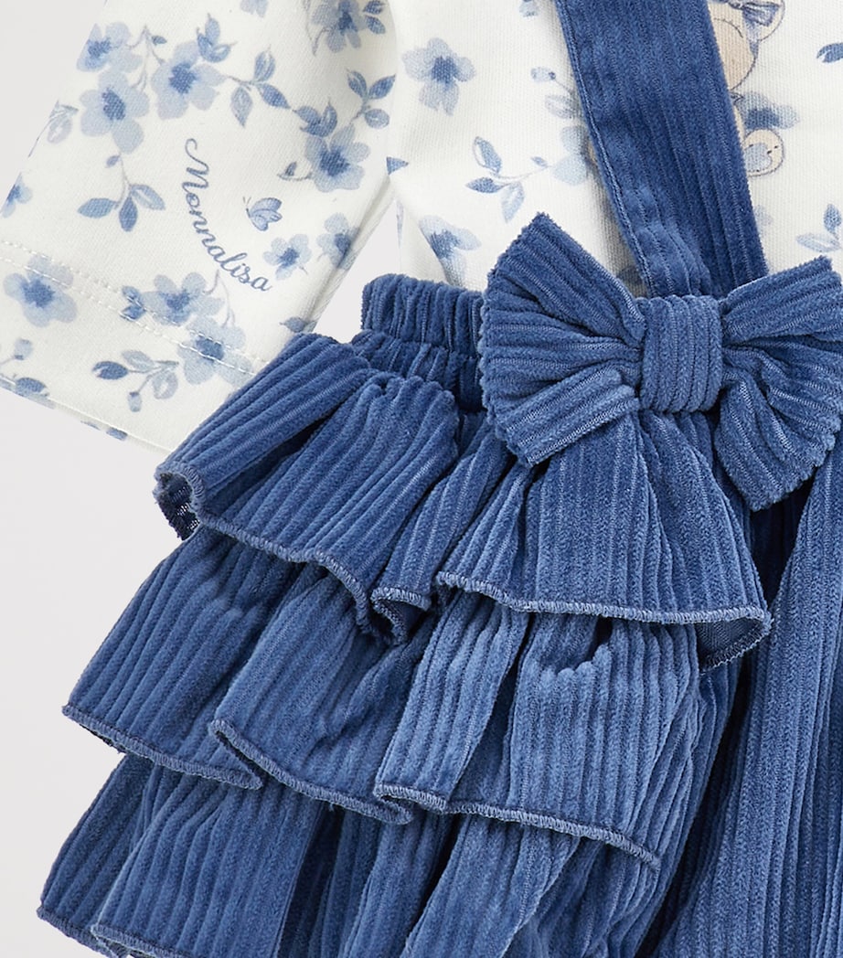 Cotton Bodysuit, Bloomers and Headband Set (1-9 Months) PANNA+AVIO Image 4