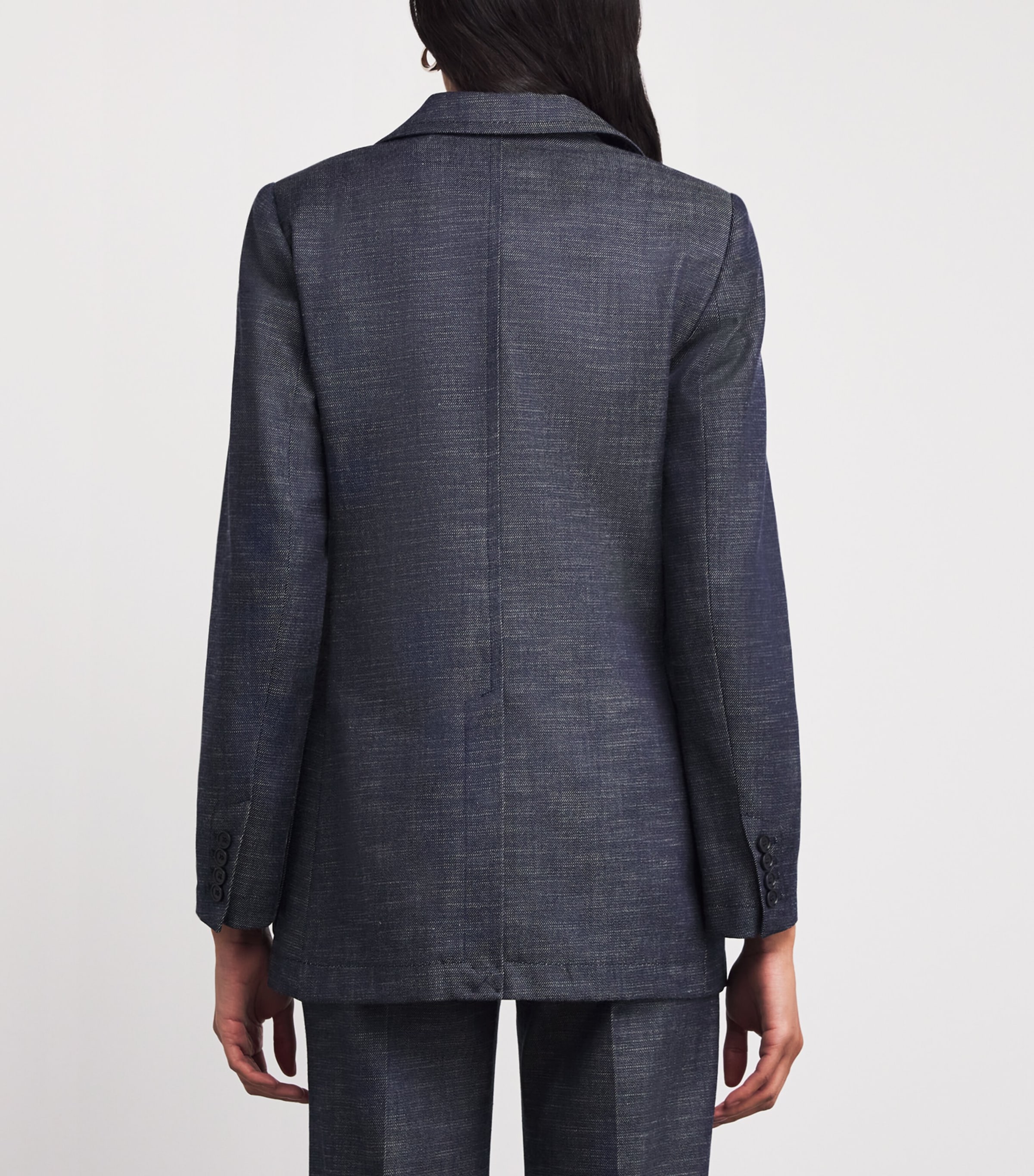 Cassini Denim Blazer COBALT Image 4