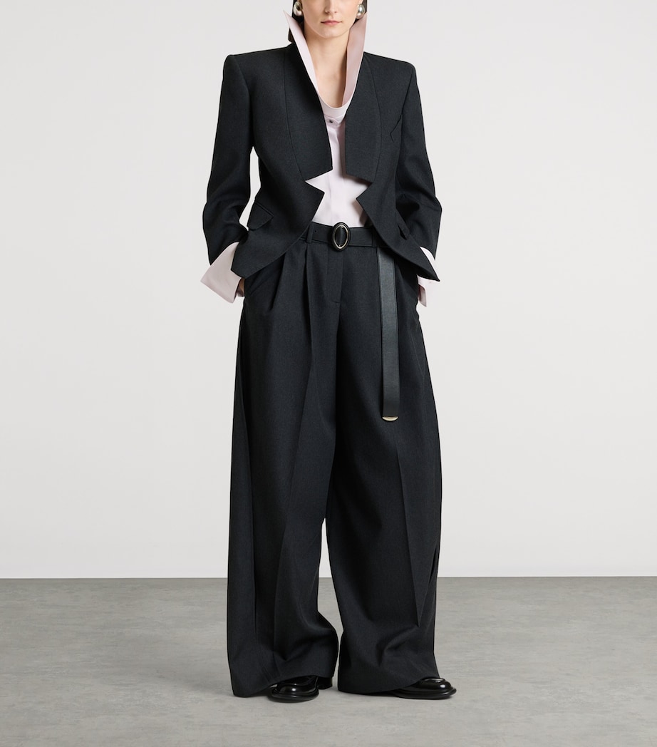 Givenchy Womens Wool Balloon Trousers Image 2