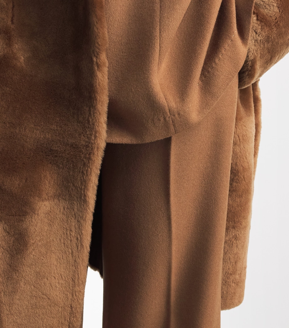 Lafayette 148 Womens Camel Hair Lafayette Straight Trousers Vicuna Image 3