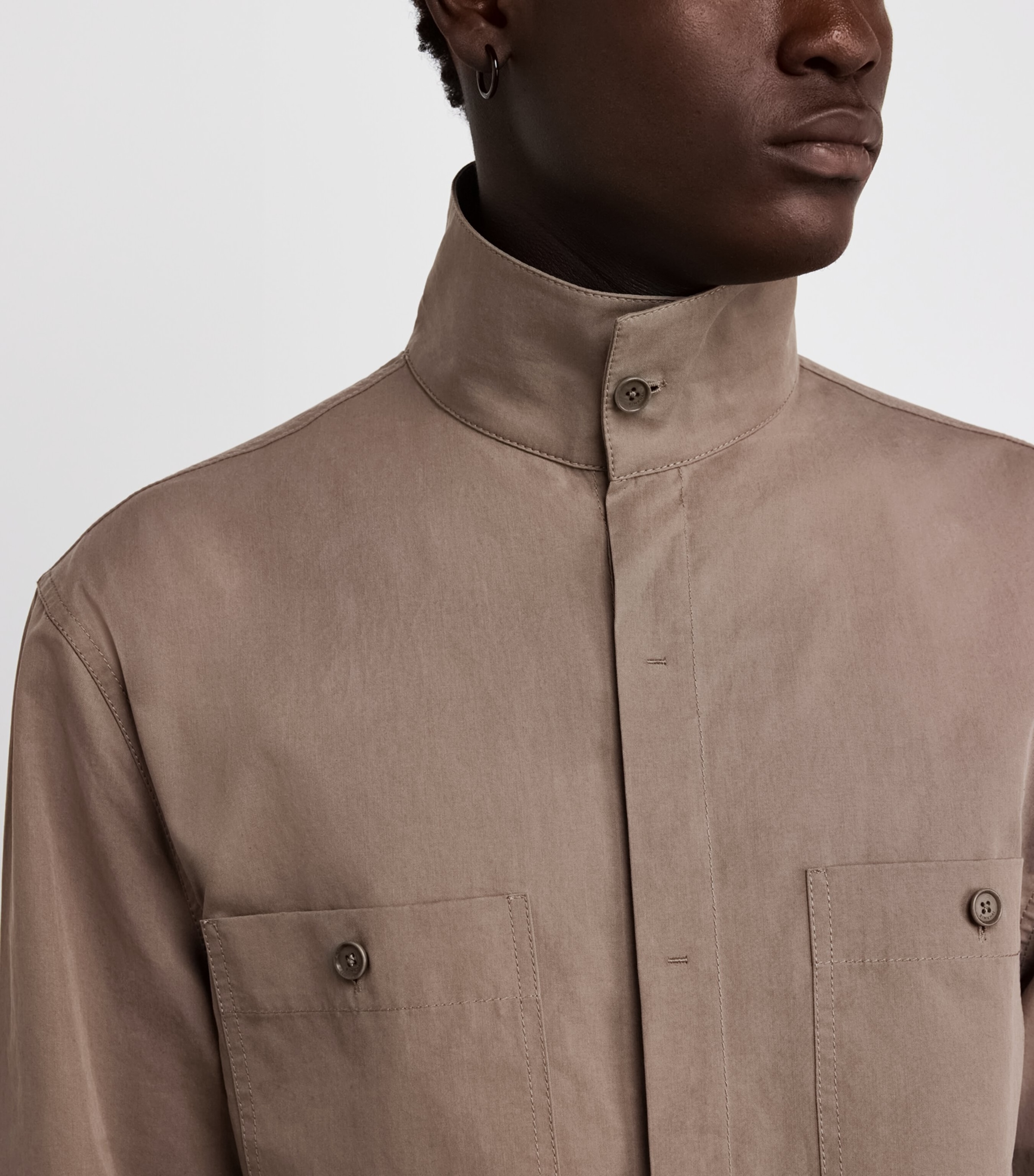 Sean Overshirt FADED OLIVE Image 6