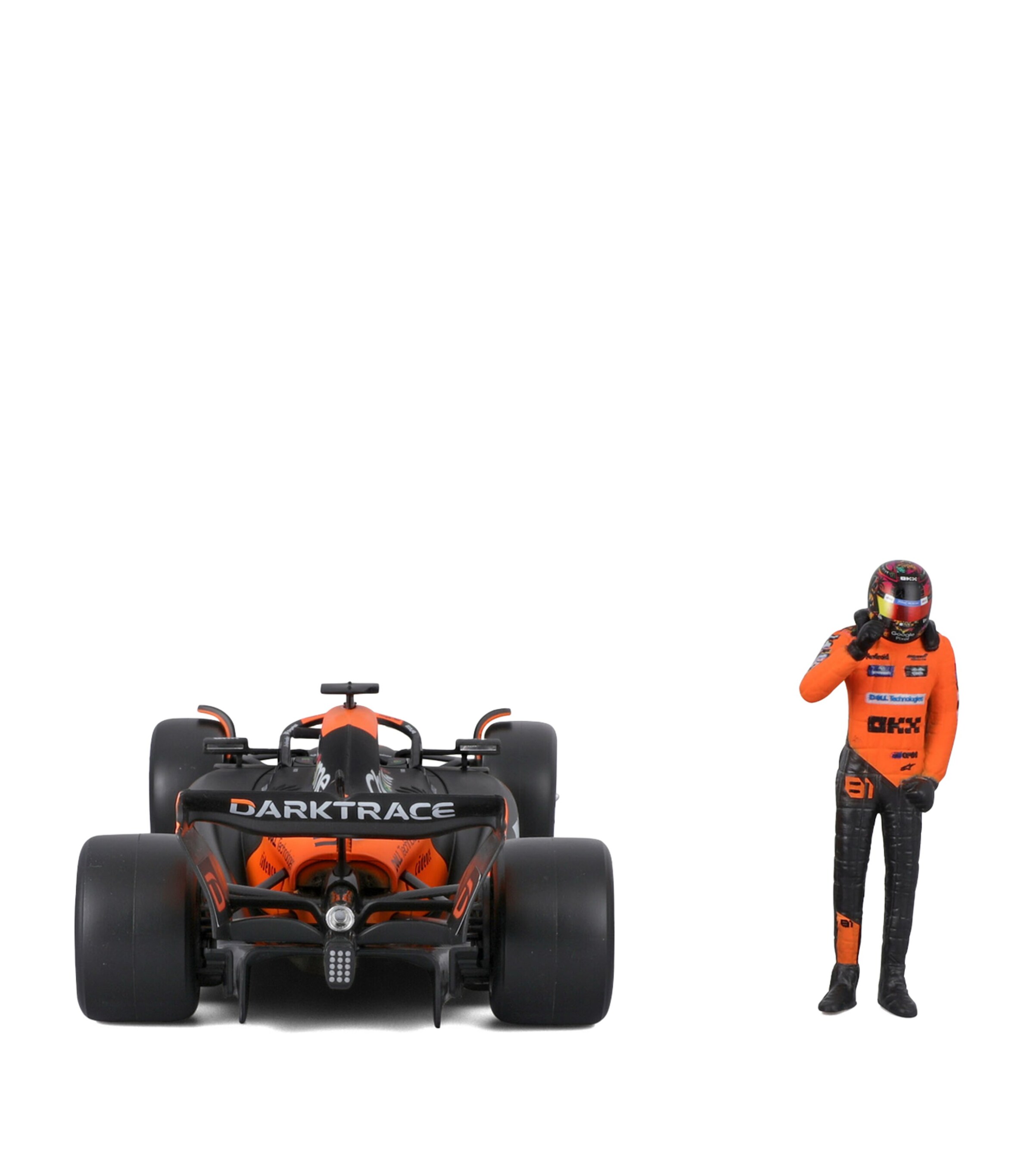 Bburago McLaren F1 MCL38 2024 1:24 Model with Oscar Piastri Figure Image 5