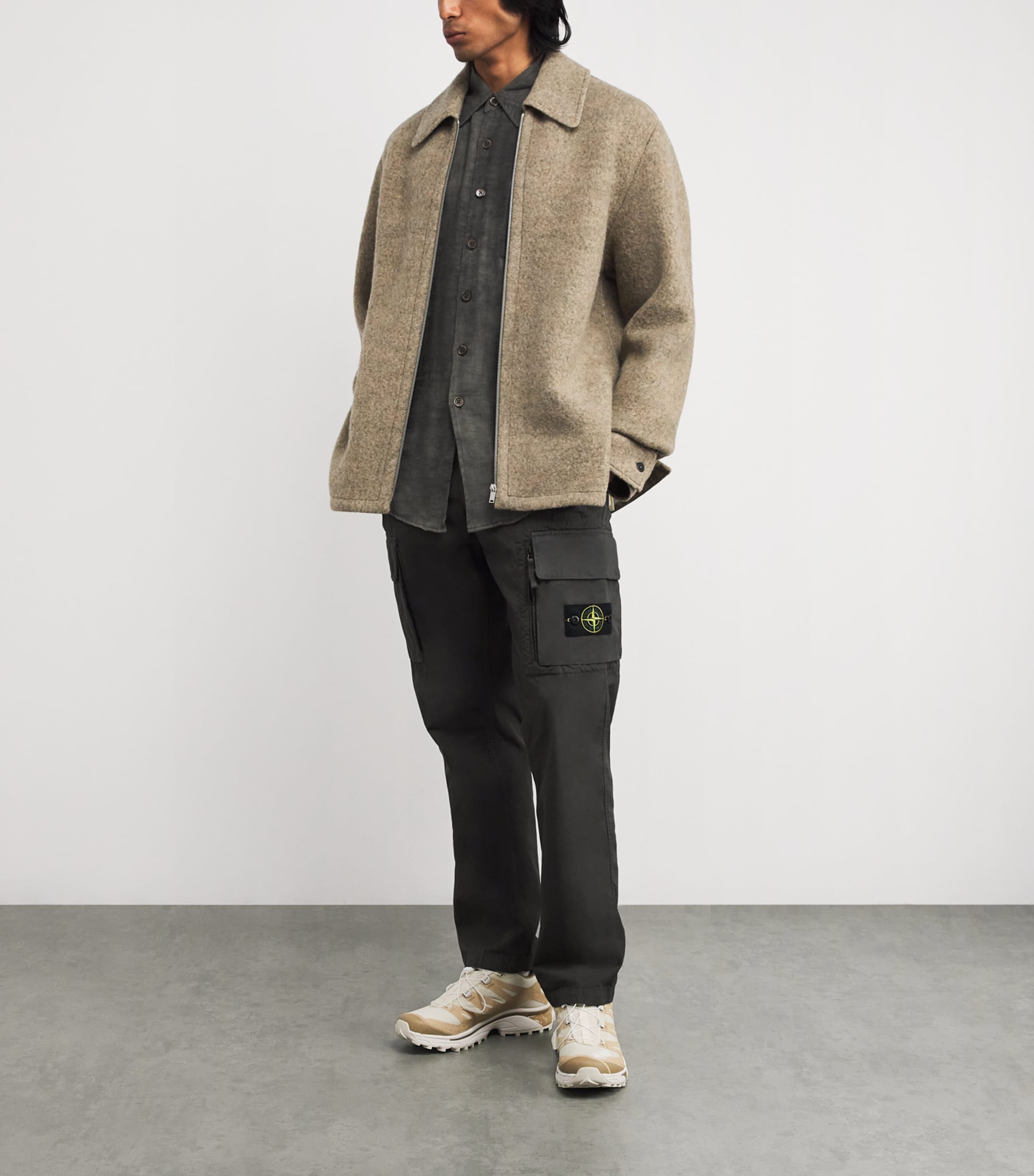 Cotton Cargo Trousers V0062 Image 2