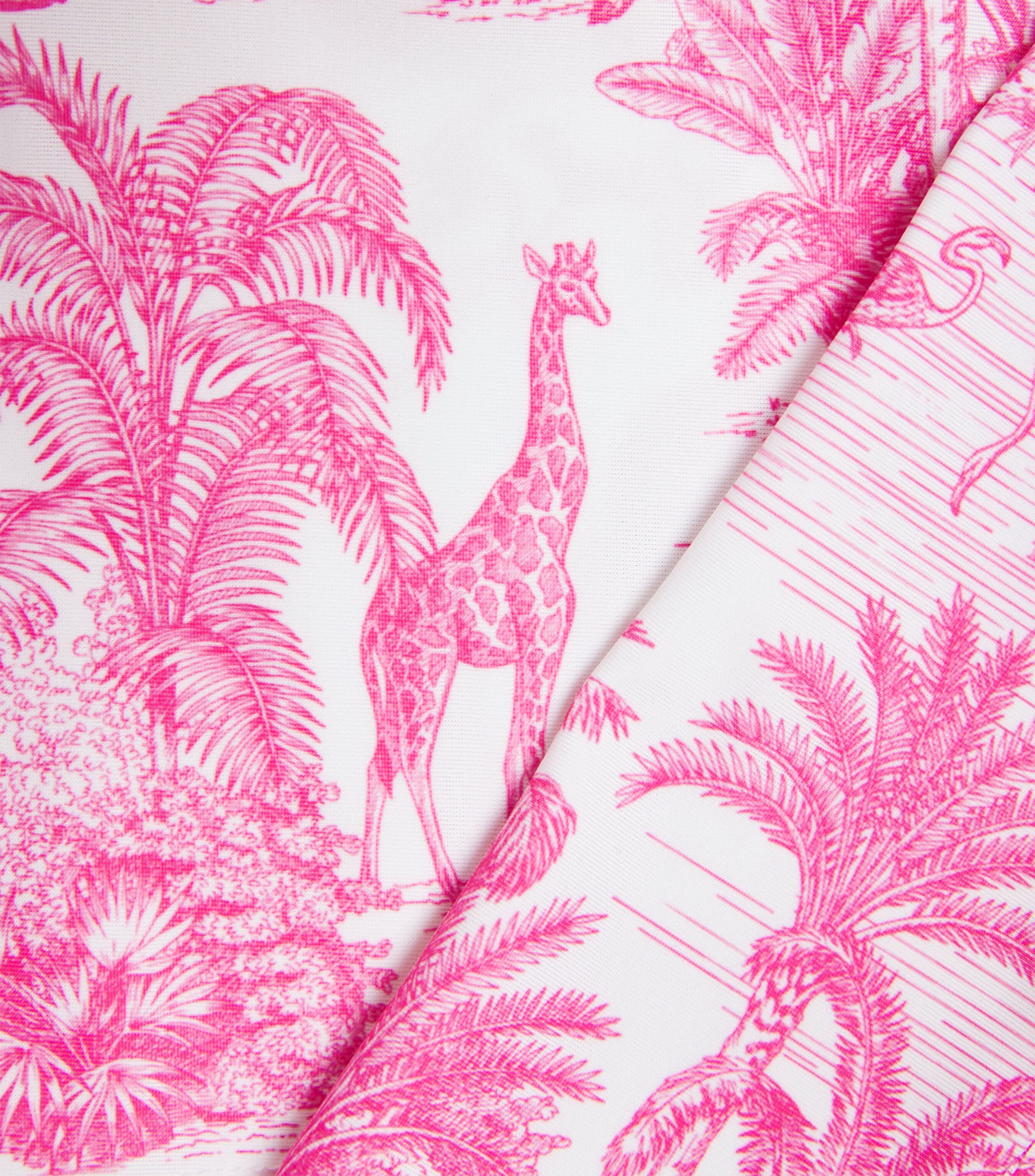 Jungle Print Crop Top Bikini (2-12 Years) JUNGLE PINK Image 3