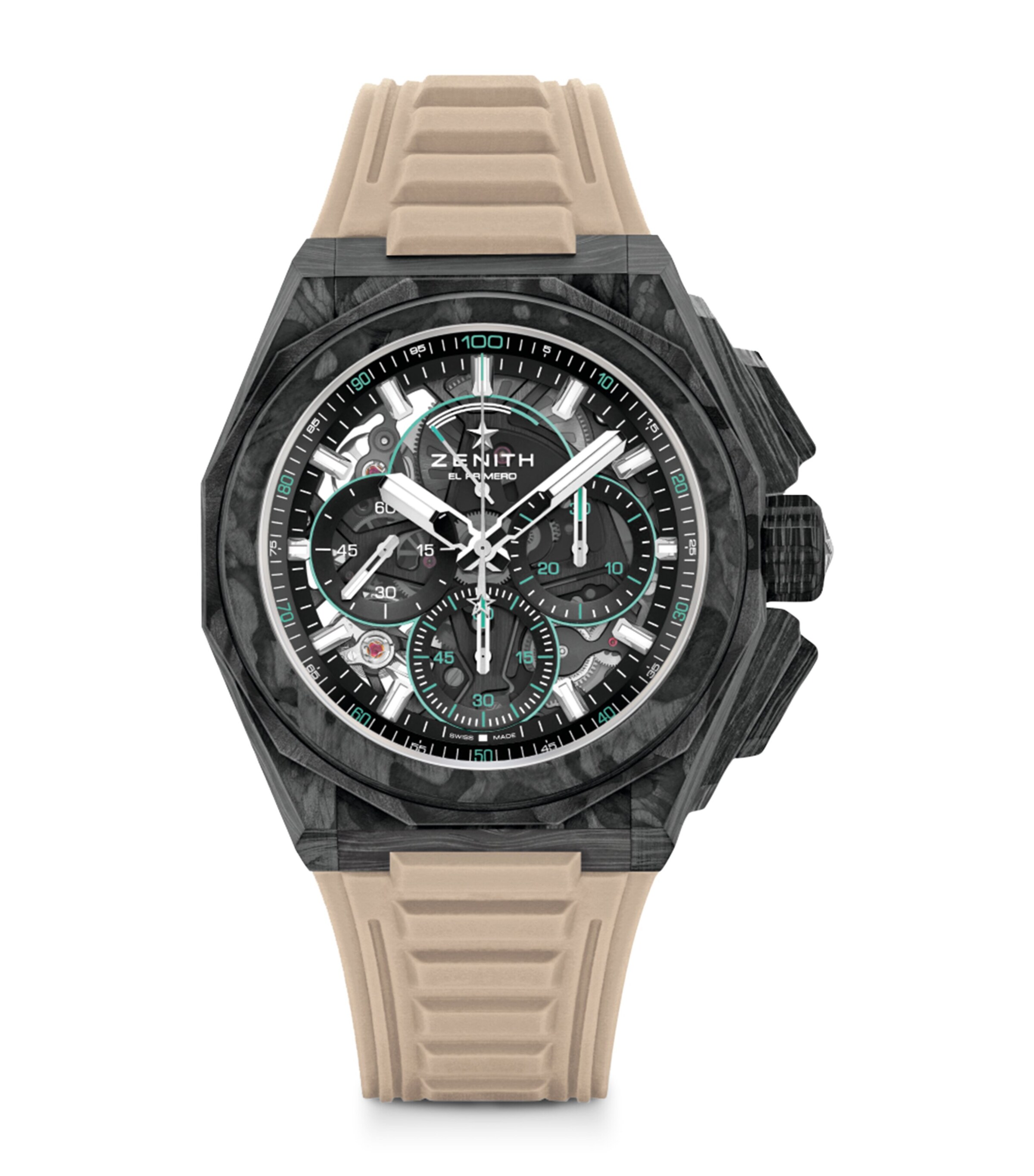 Zenith Green Carbon DEFY Extreme E Second Edition Watch 45mm | Harrods UK