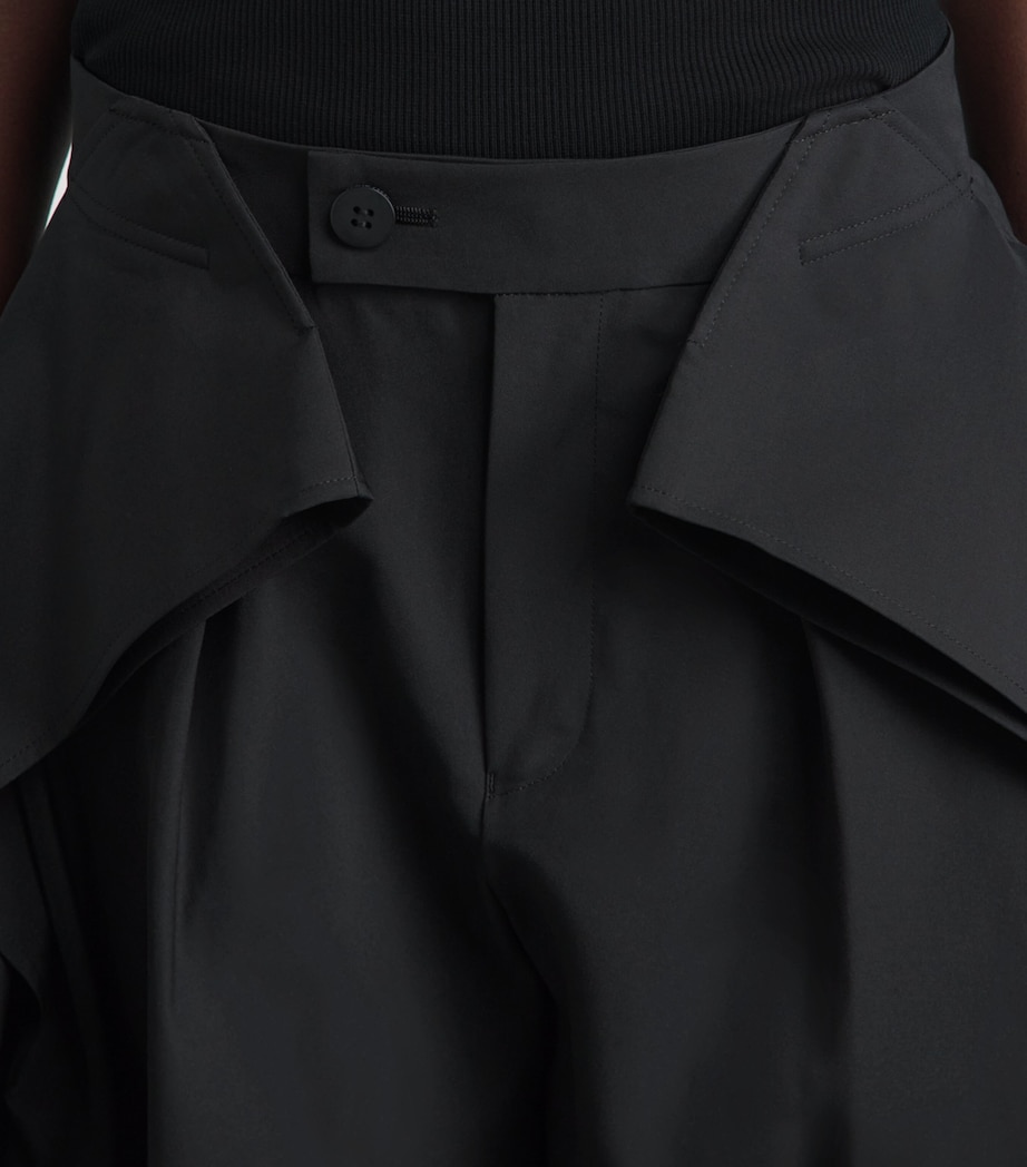 Issey Miyake Womens Fluttering Trousers Black Image 3