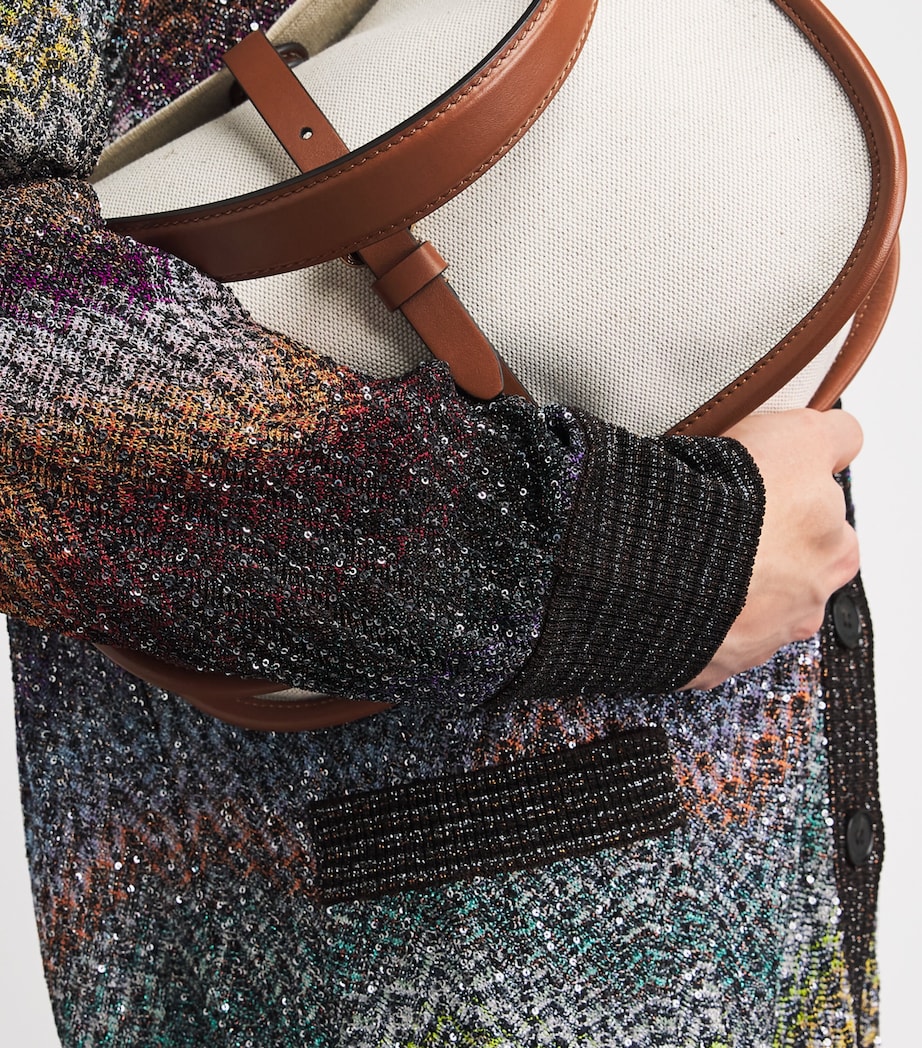 Sequin Zigzag Cardigan S72P0 MULTI DARK Image 5