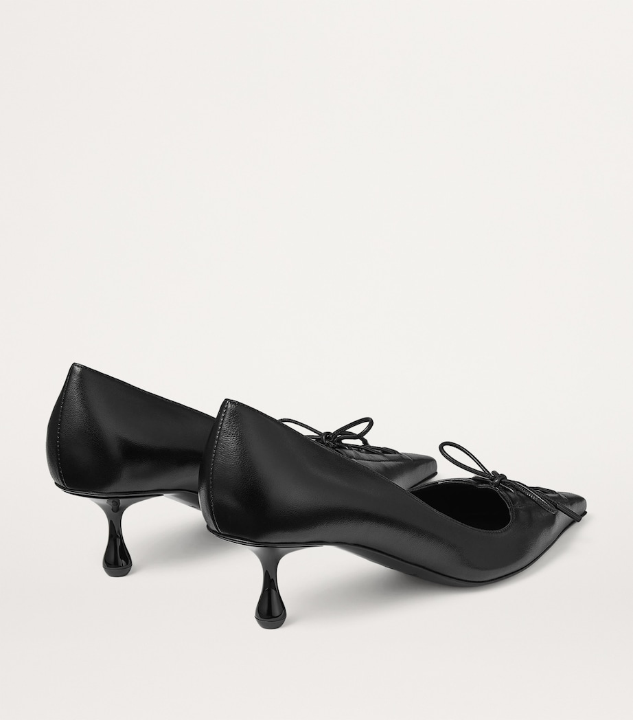 Scarlett 50 Leather Pumps BLACK Image 5