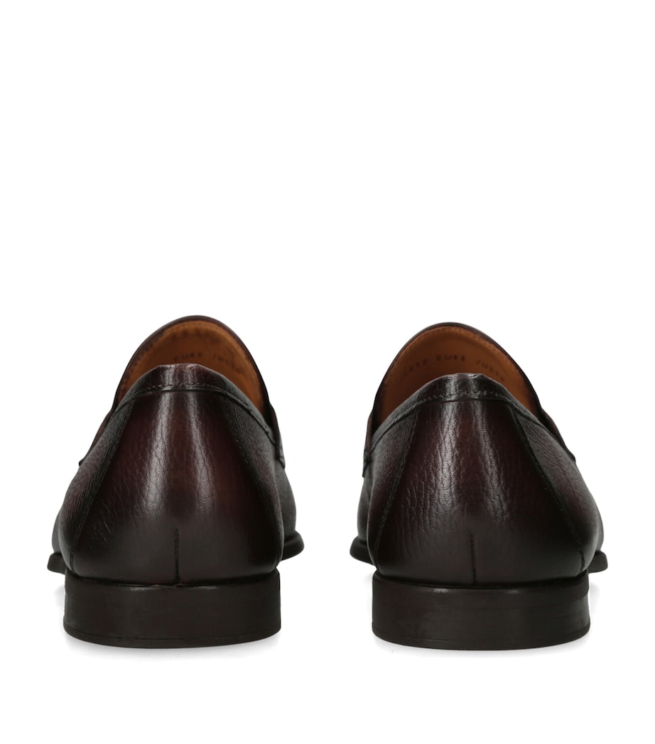 Grained-Leather Diezma Loafers MID BROWN Image 2