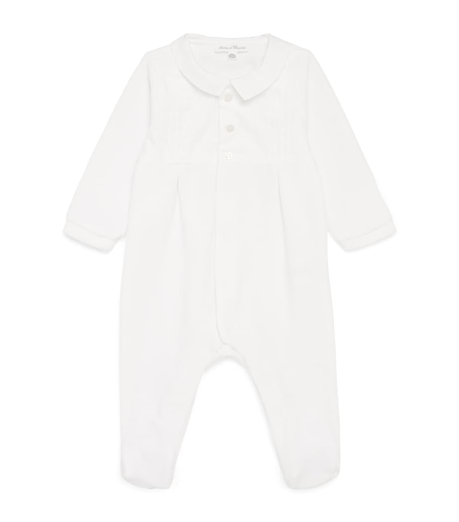 Tartine et Chocolat Cotton-Blend Velvet All-In-One (0-24 Months) Image 1