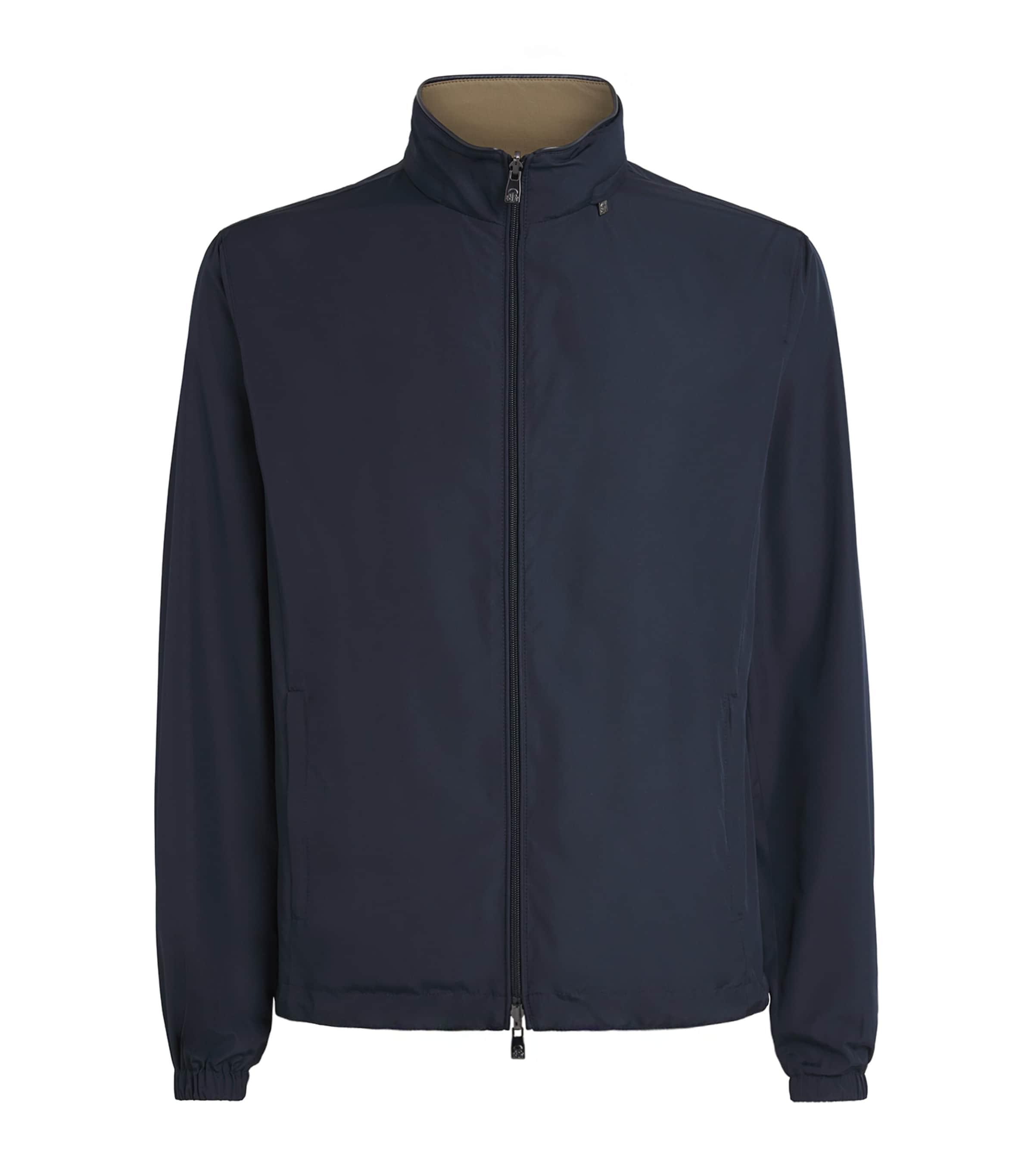 Reversible Zip-Up Jacket 001 NAVY BLUE Image 1