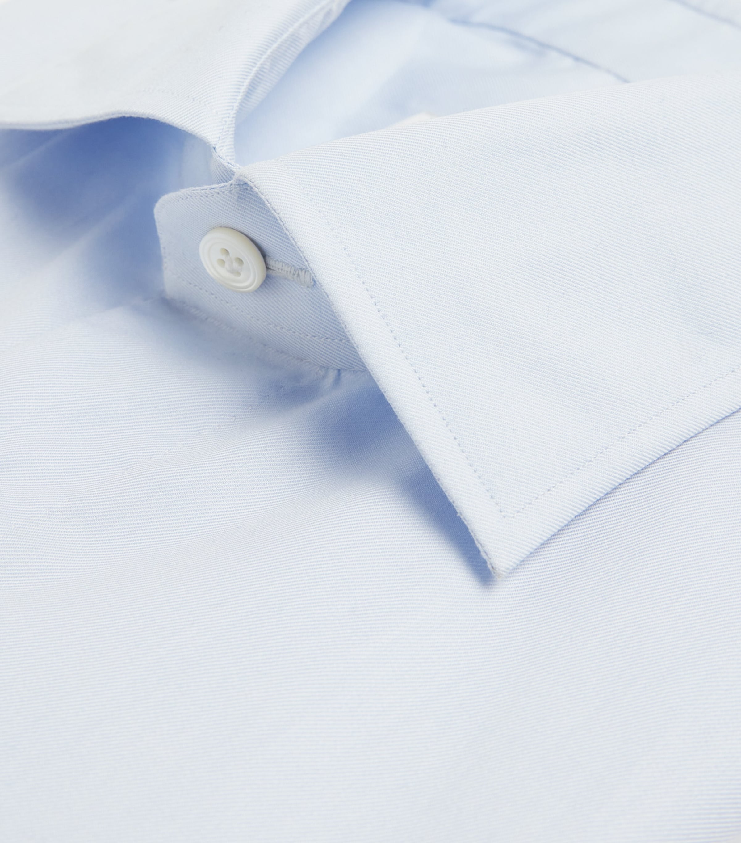 Cotton Fine Twill Shirt LIGHT BLUE Image 5