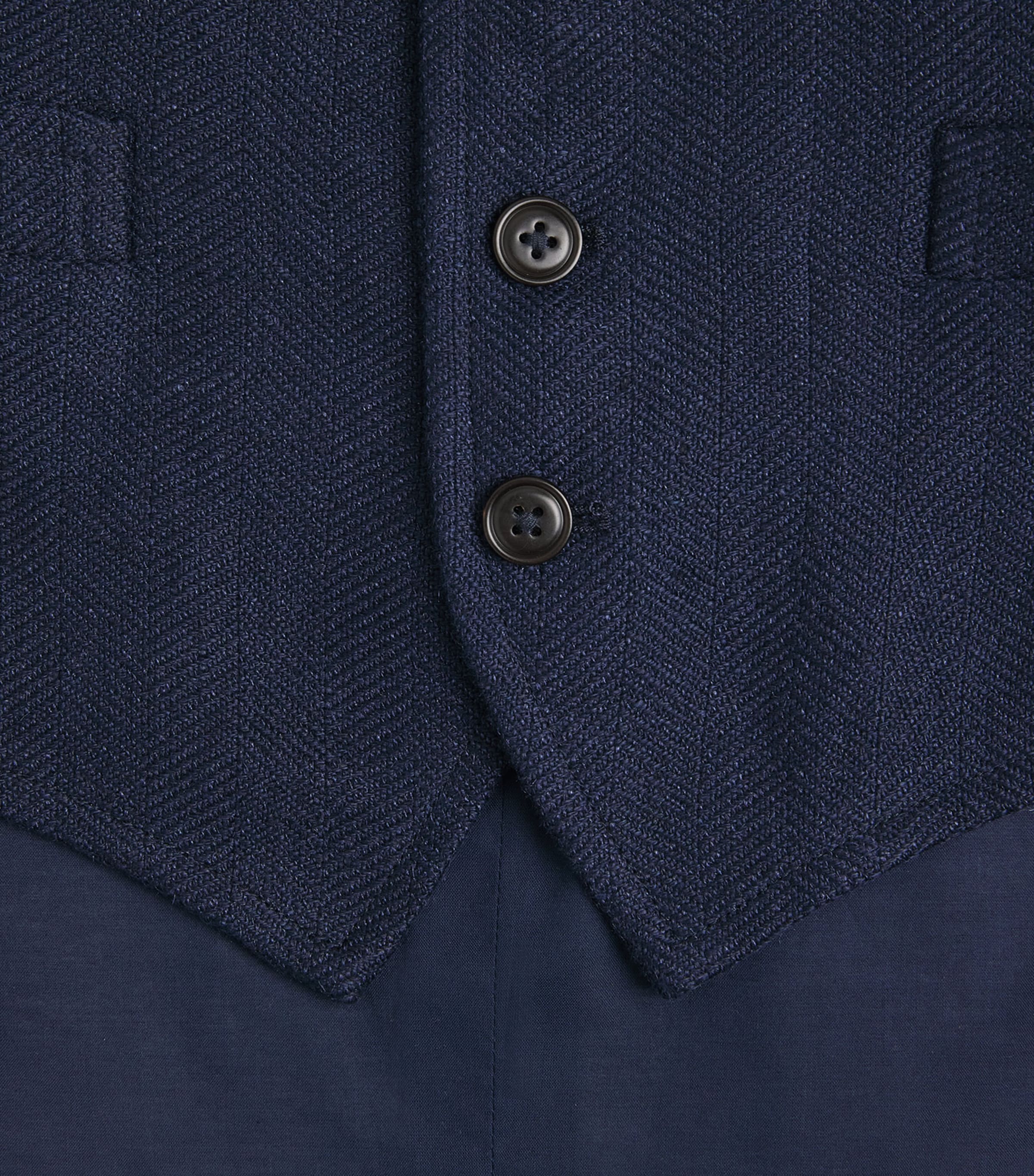 Polo Ralph Lauren Mens Wool Waistcoat Navy Image 2