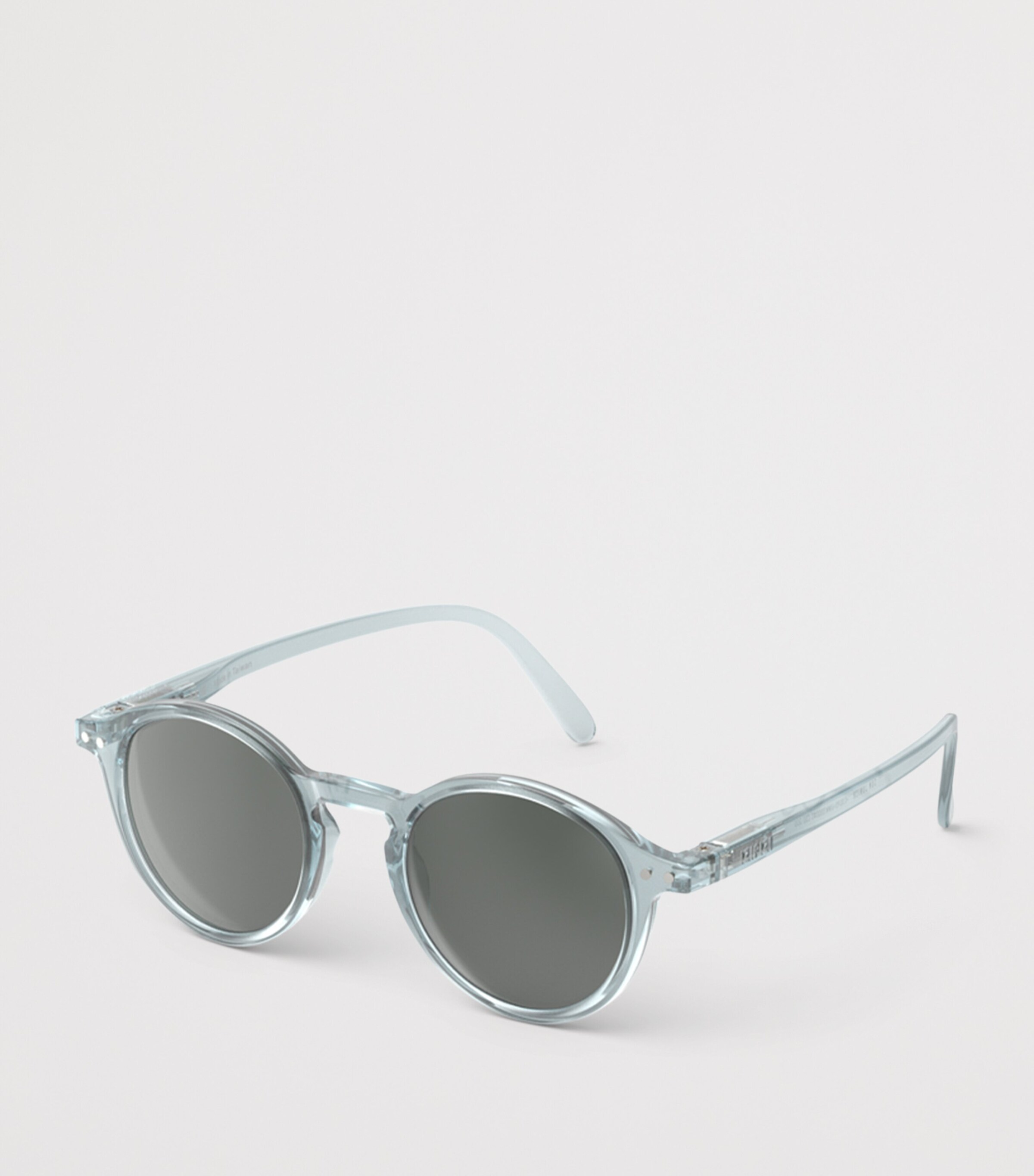 IZIPIZI KIDS #d Round Sunglasses (7-11 Years) Frozen Blue Image 2