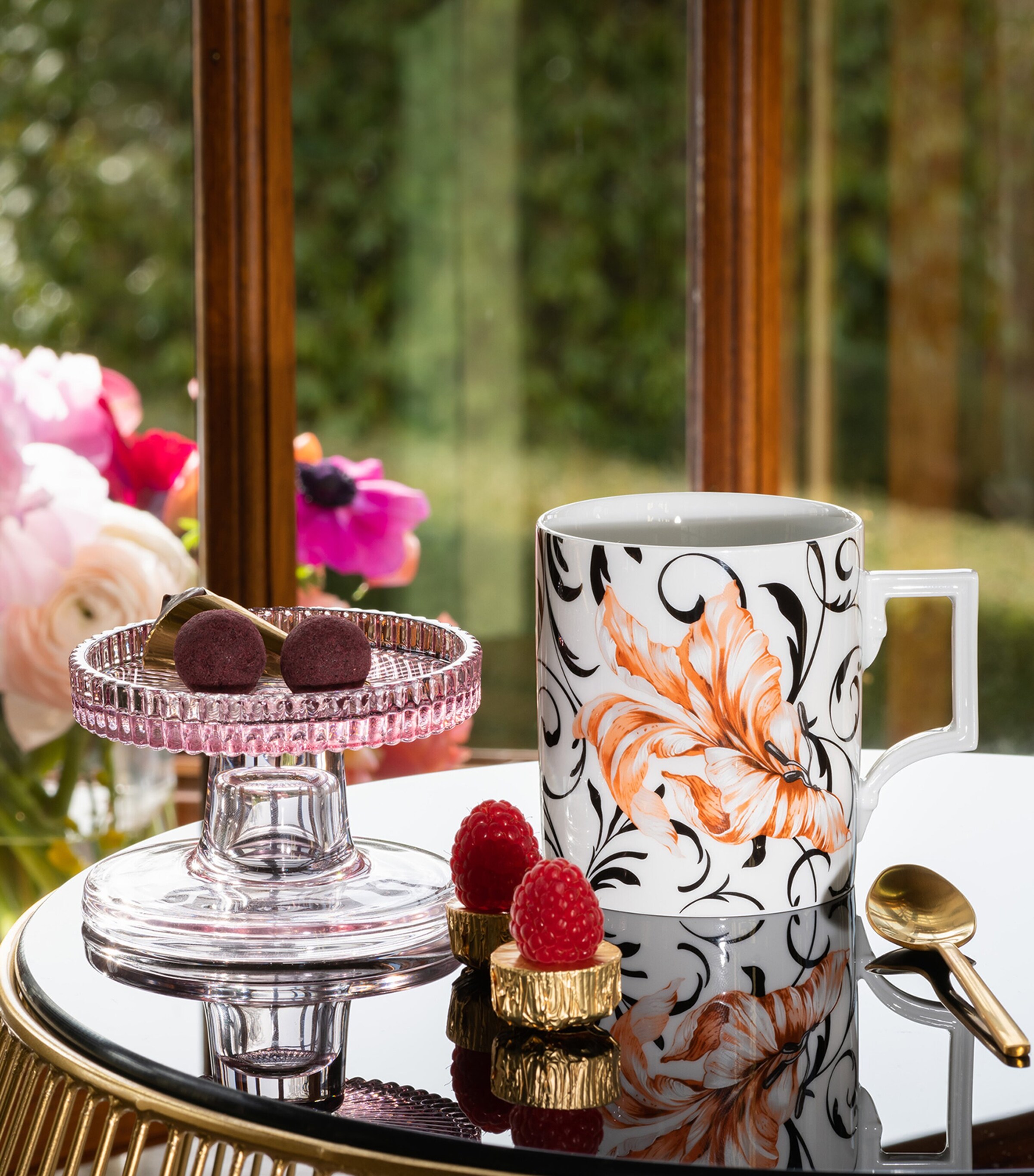Meissen Porcelain Flower Ornament Mug | Harrods CA