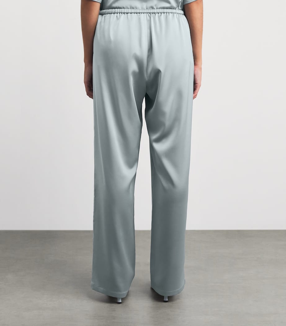 Stylein Womens Meike Wide-Leg Trousers Ice Blue Image 5