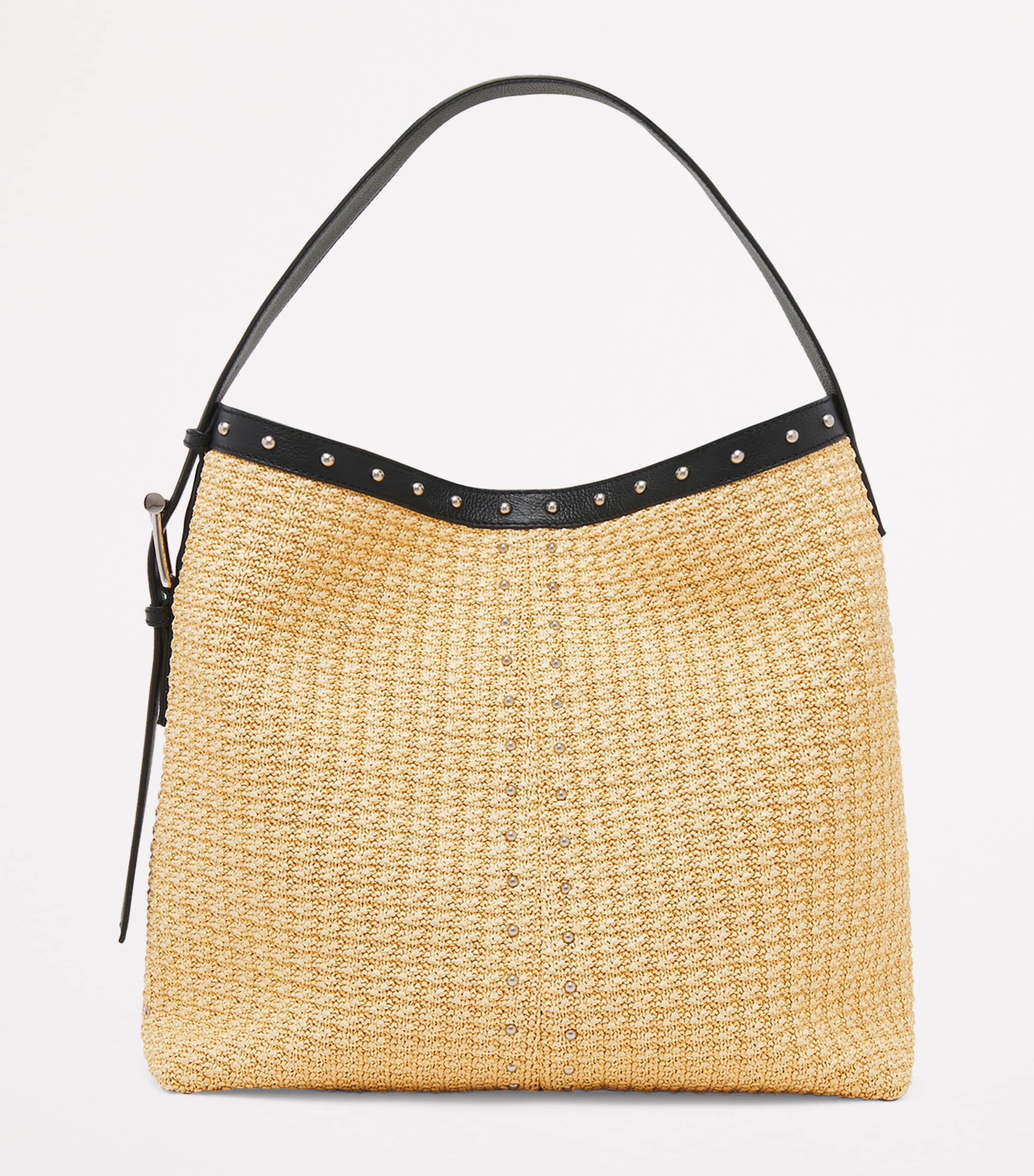 Woven T-Bar Sling Bucket Bag 9750 Image 2