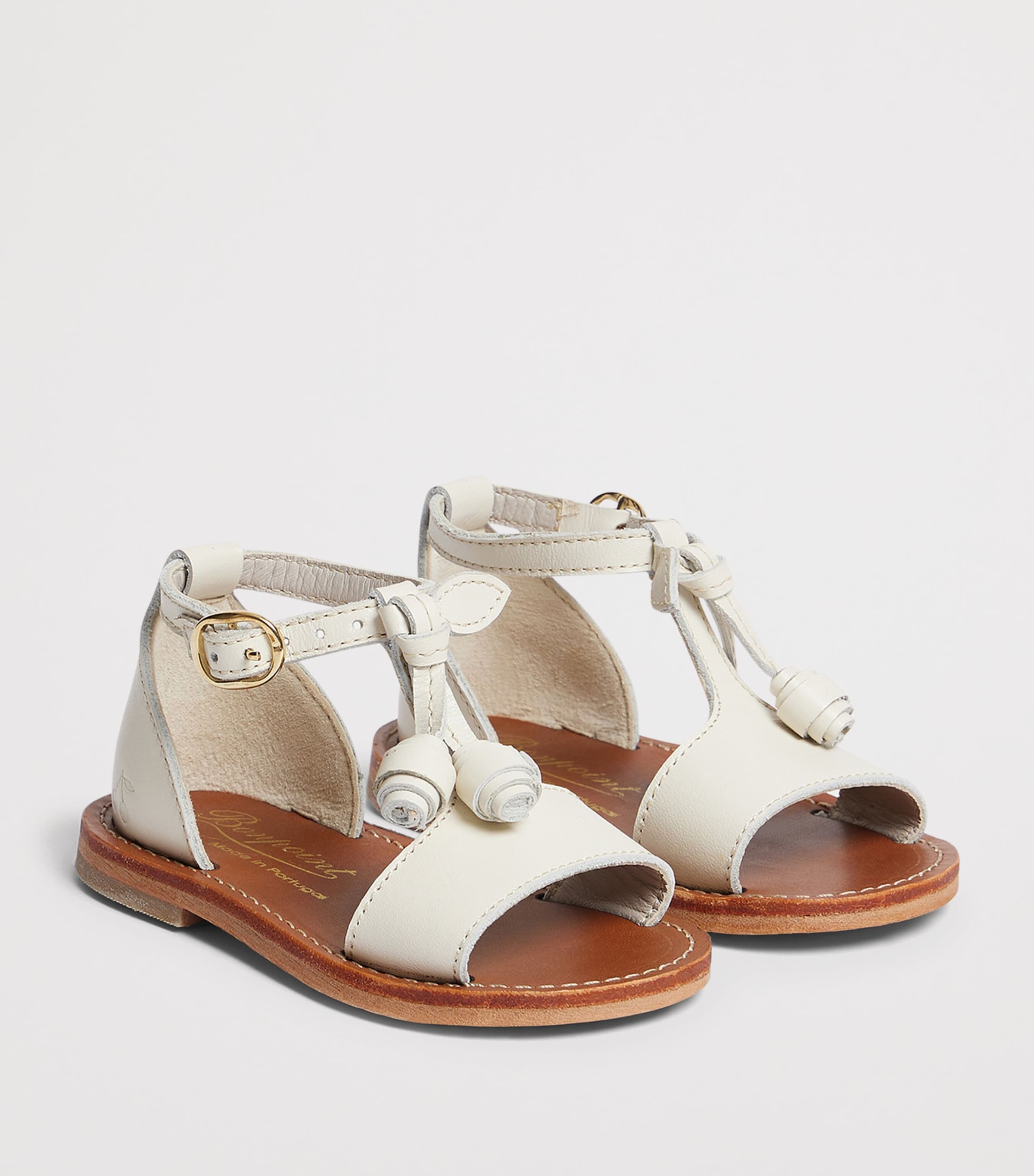 Leather Elmas Sandals BLANC LAIT Image 2