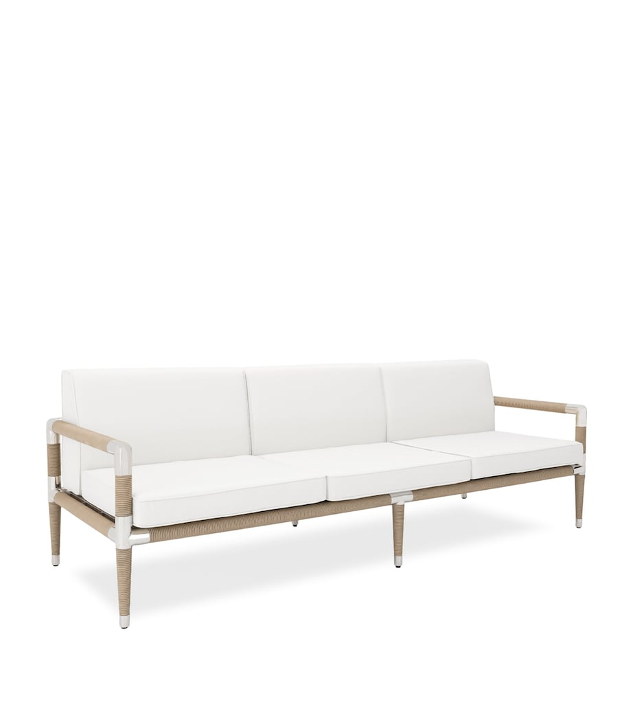 Marina Outdoor 3-Seater Sofa WHITE Image 1
