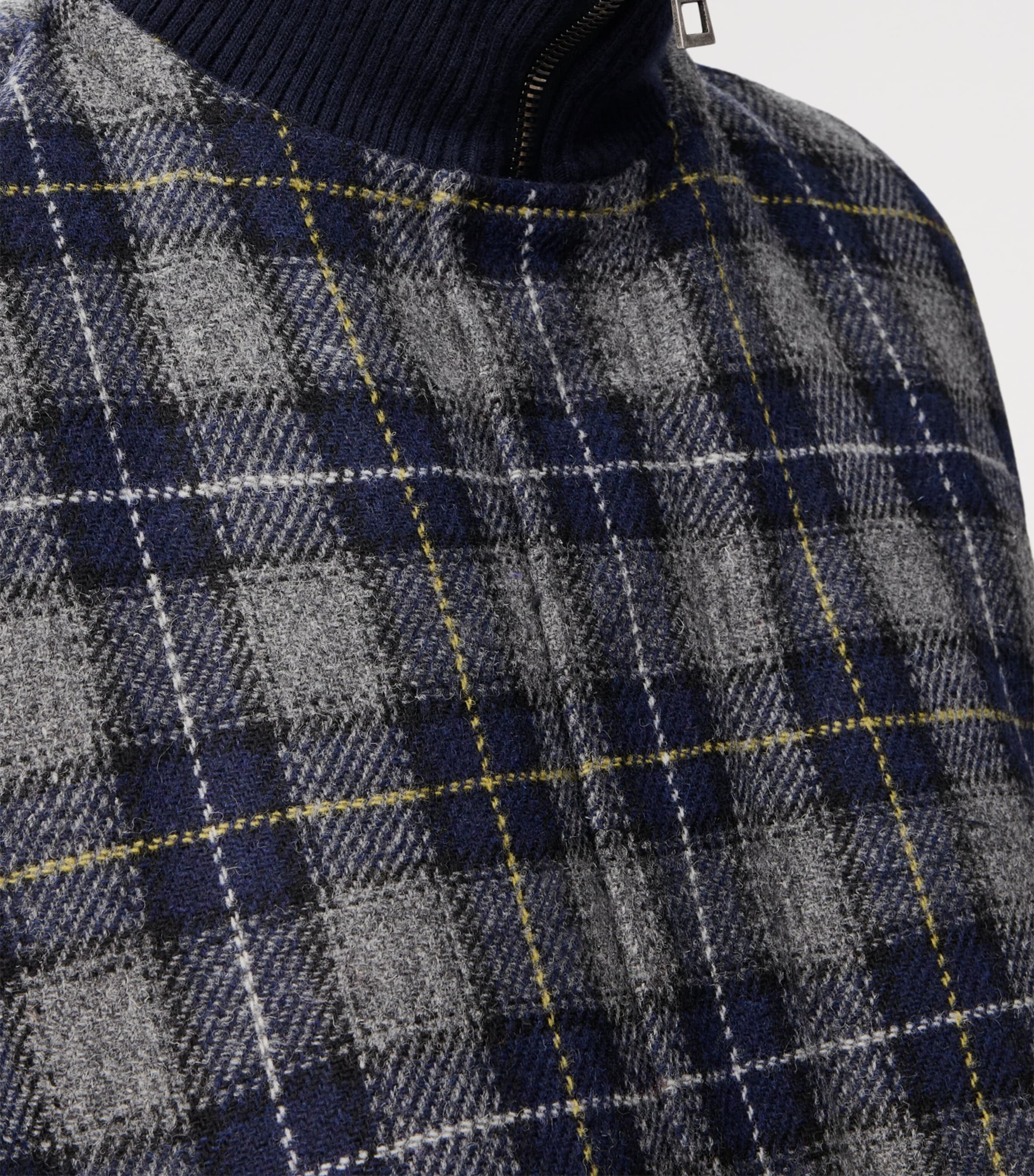 Wool-Blend Hooded Jacket DARK NAVY BLUE Image 5