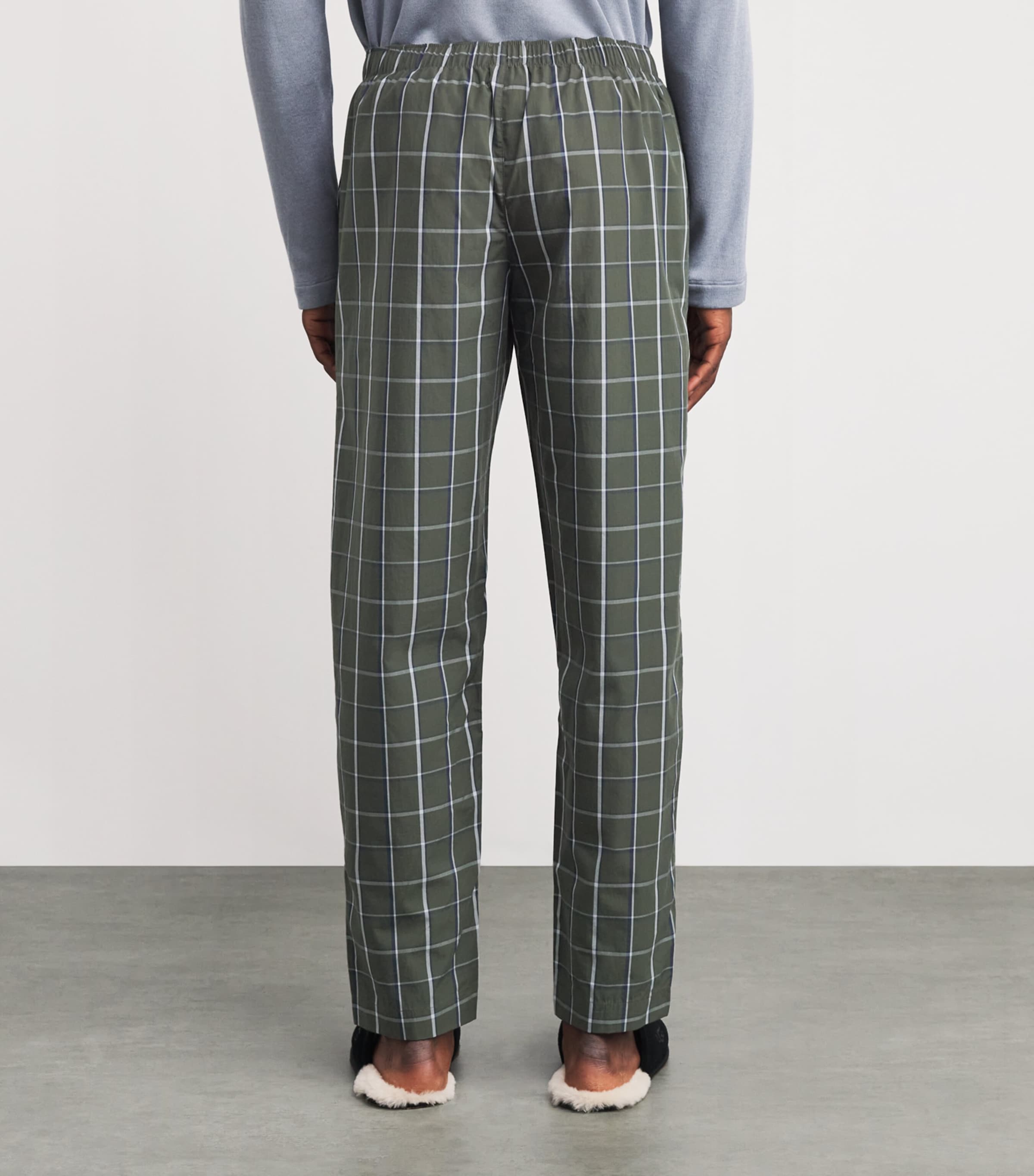 Cotton Check Night & Day Lounge Trousers 3041 URBAN CHECK Image 4