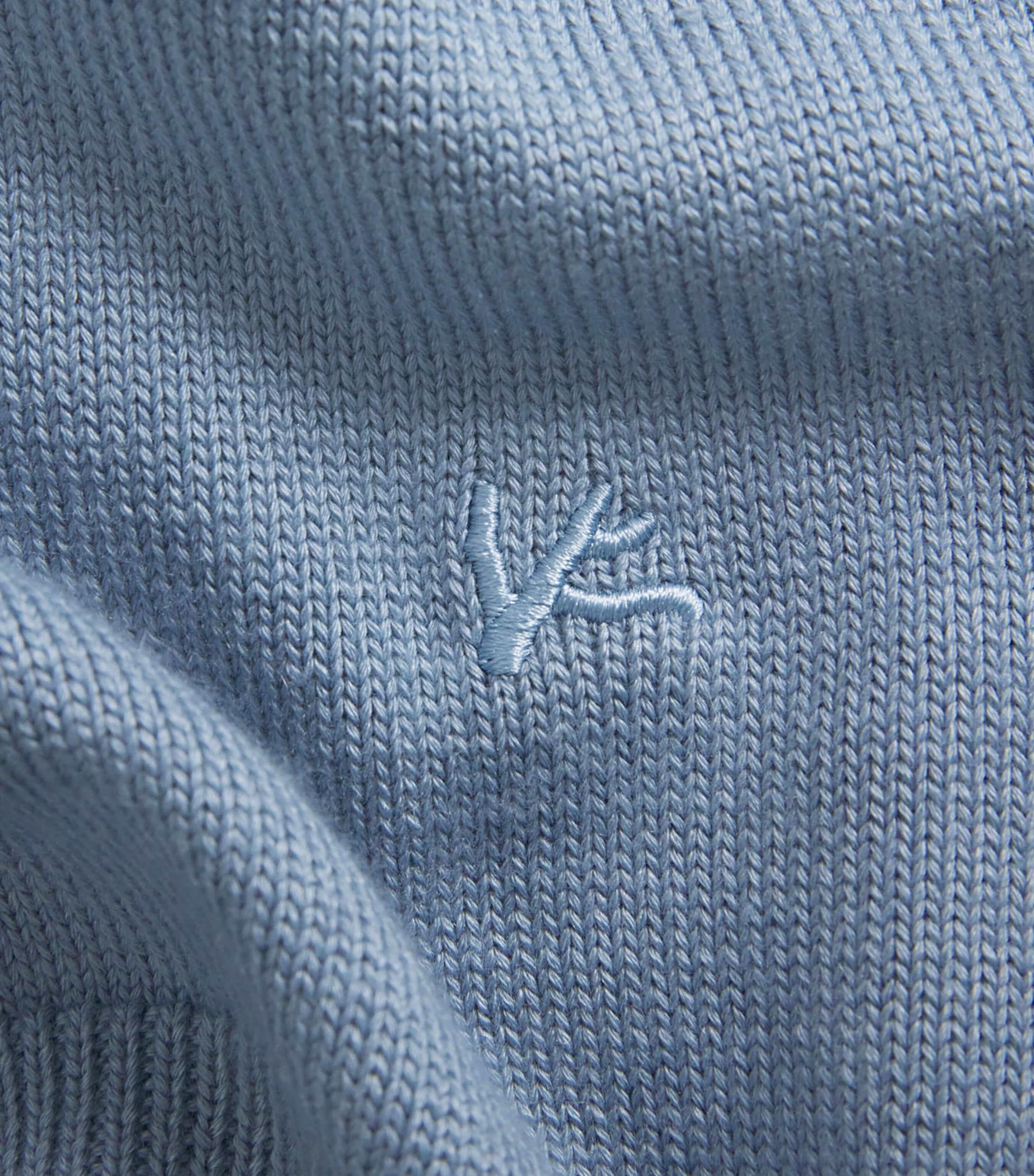 Cashmere-Silk Knit Polo Shirt 680 Image 5