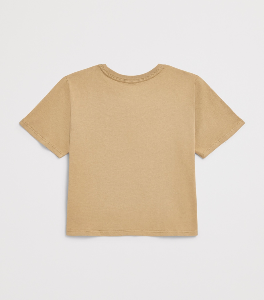 Ralph Lauren Kids Cotton Polo Pony T-shirt (7-14 Years) Camel Image 2