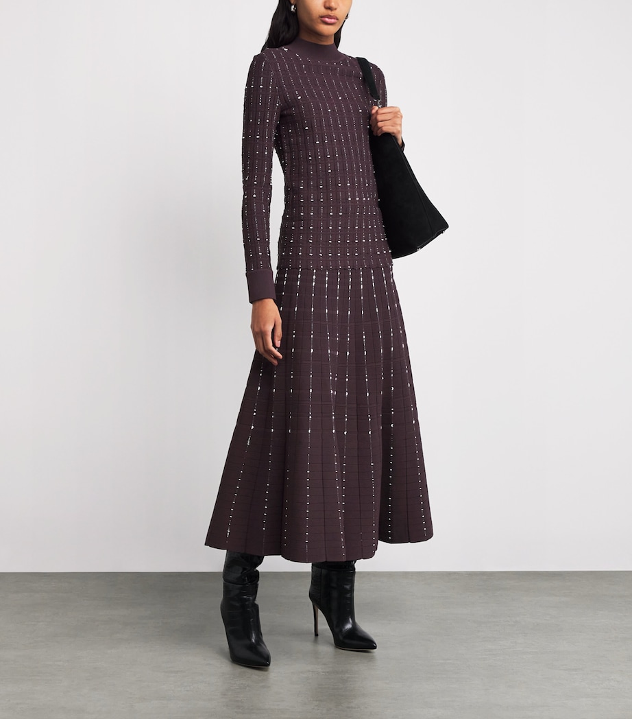 Fragmented Stripe Sweater MARASCHINO/IVORY Image 2