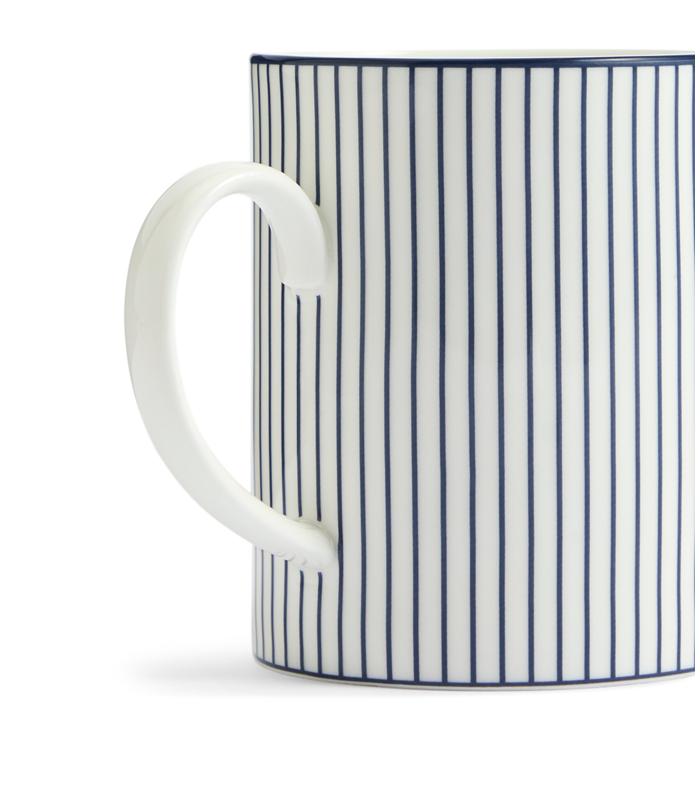 Bone China Gio Blue Mug WHITE Image 3