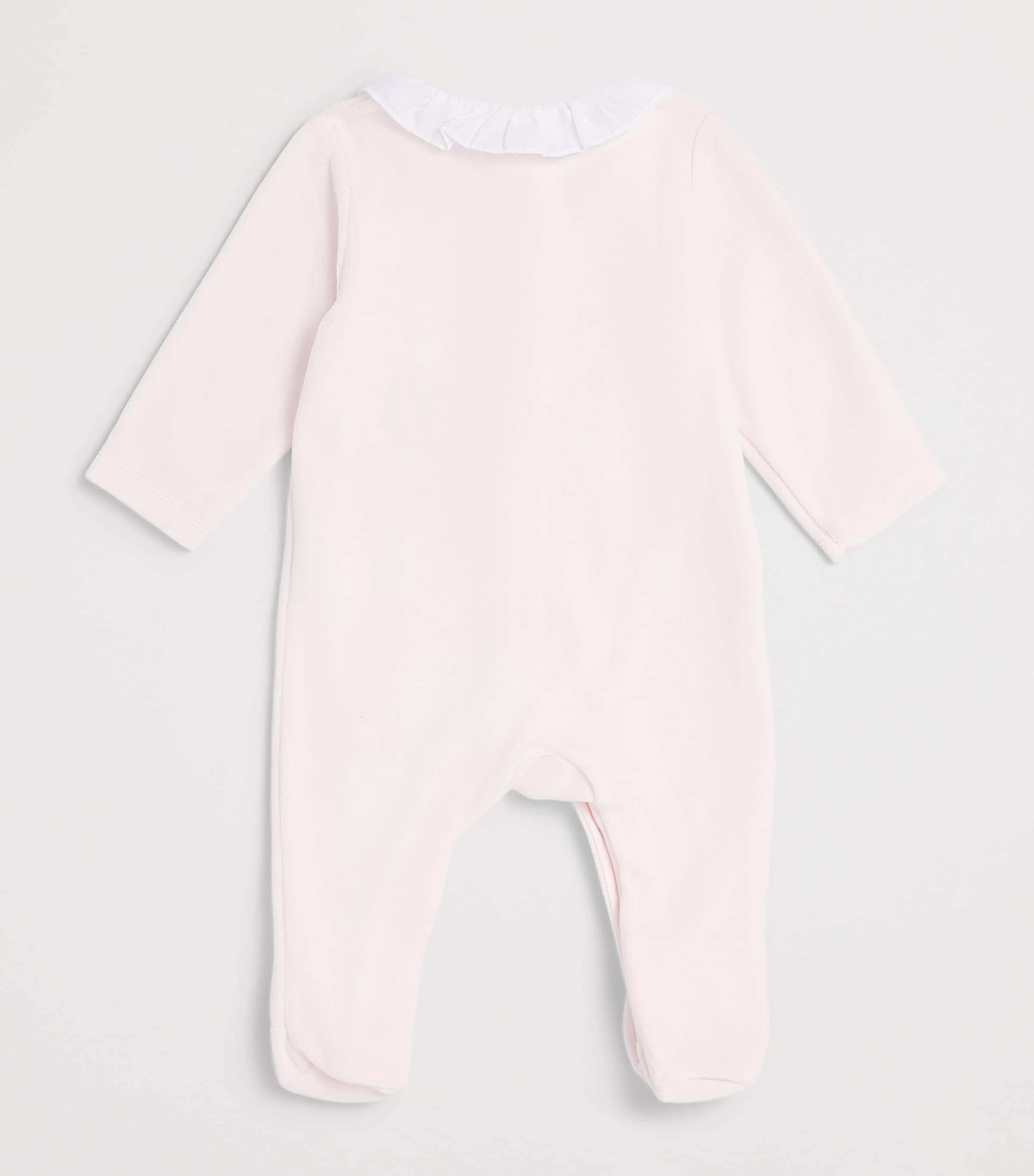 Tartine et Chocolat Velvet Embroidered All-In-One (0 Months-2 Years) Light Pink Image 2