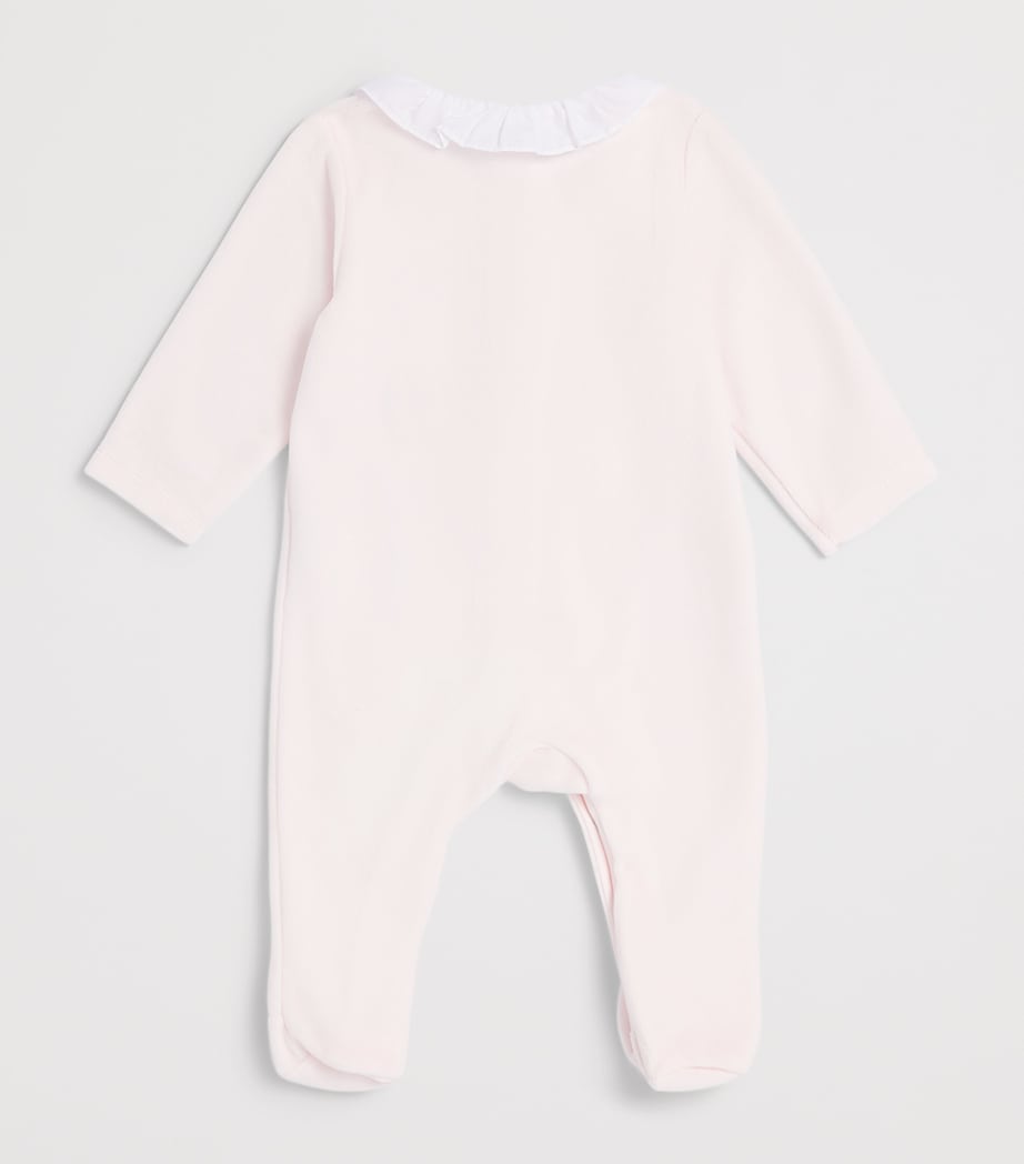 Tartine et Chocolat Velvet Embroidered All-In-One (0 Months-2 Years) Light Pink Image 2