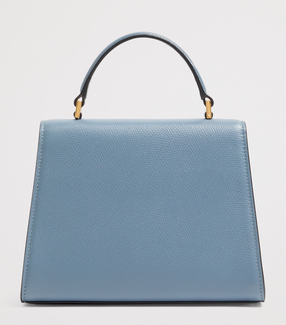 Mini Leather VSling Top-Handle Bag MXE Image 4