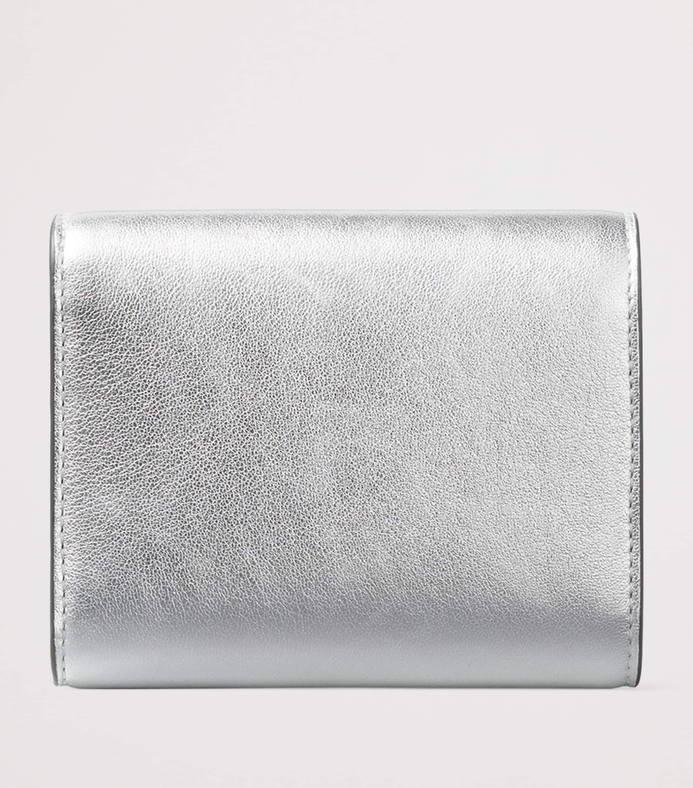 Metallic Leather Marinda Wallet SILVER/SILVER Image 4