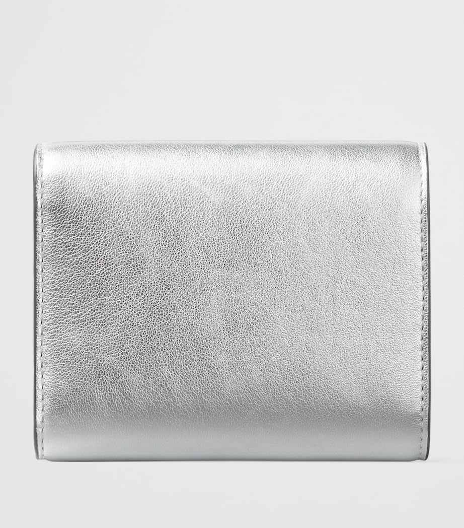 Metallic Leather Marinda Wallet SILVER/SILVER Image 4
