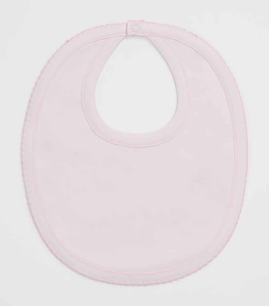 Pima Cotton Elephant Bib K650PINK Image 2