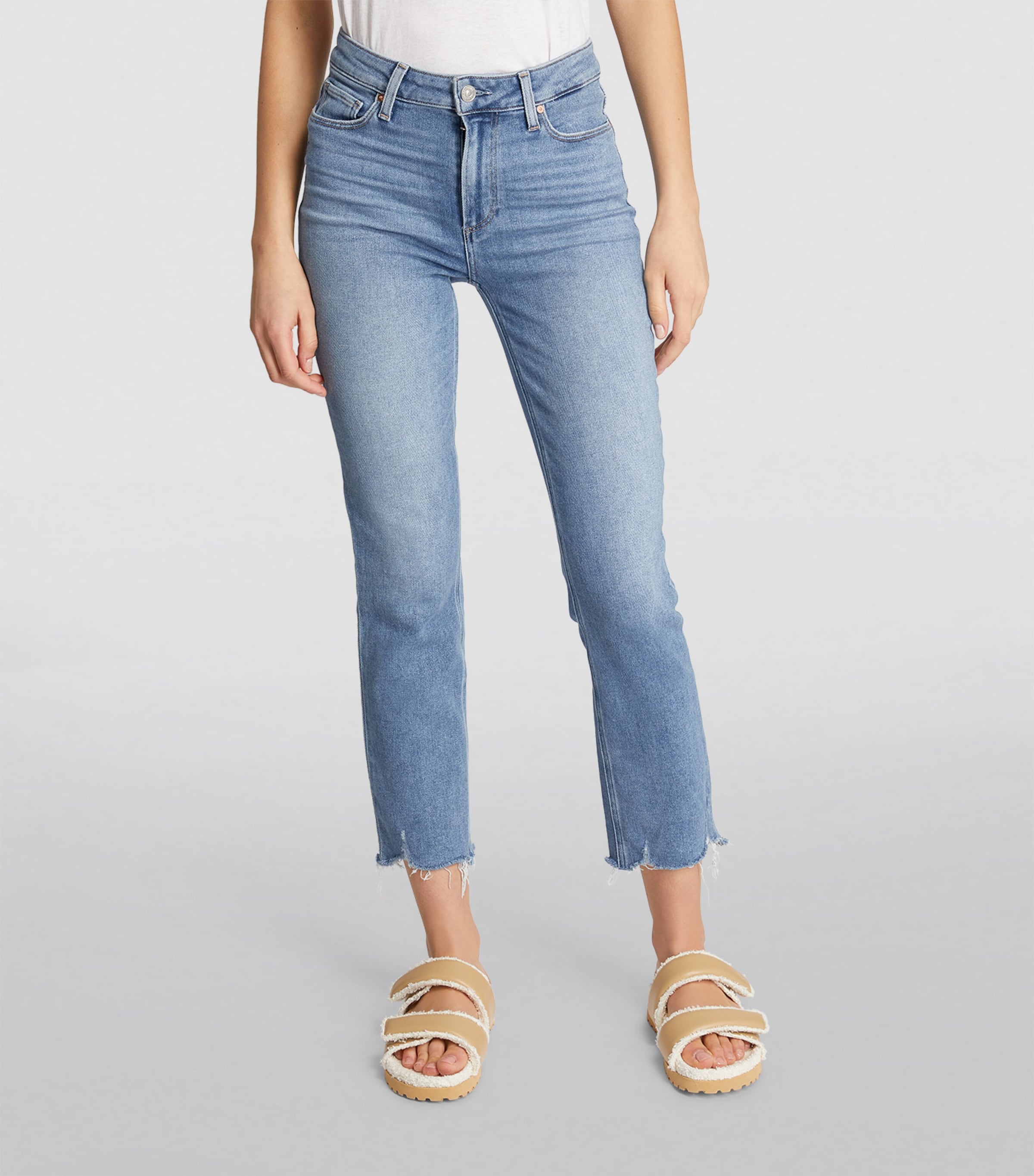 Cindy Slim Hem Jean MEL W/DESTROYED HEM Image 3