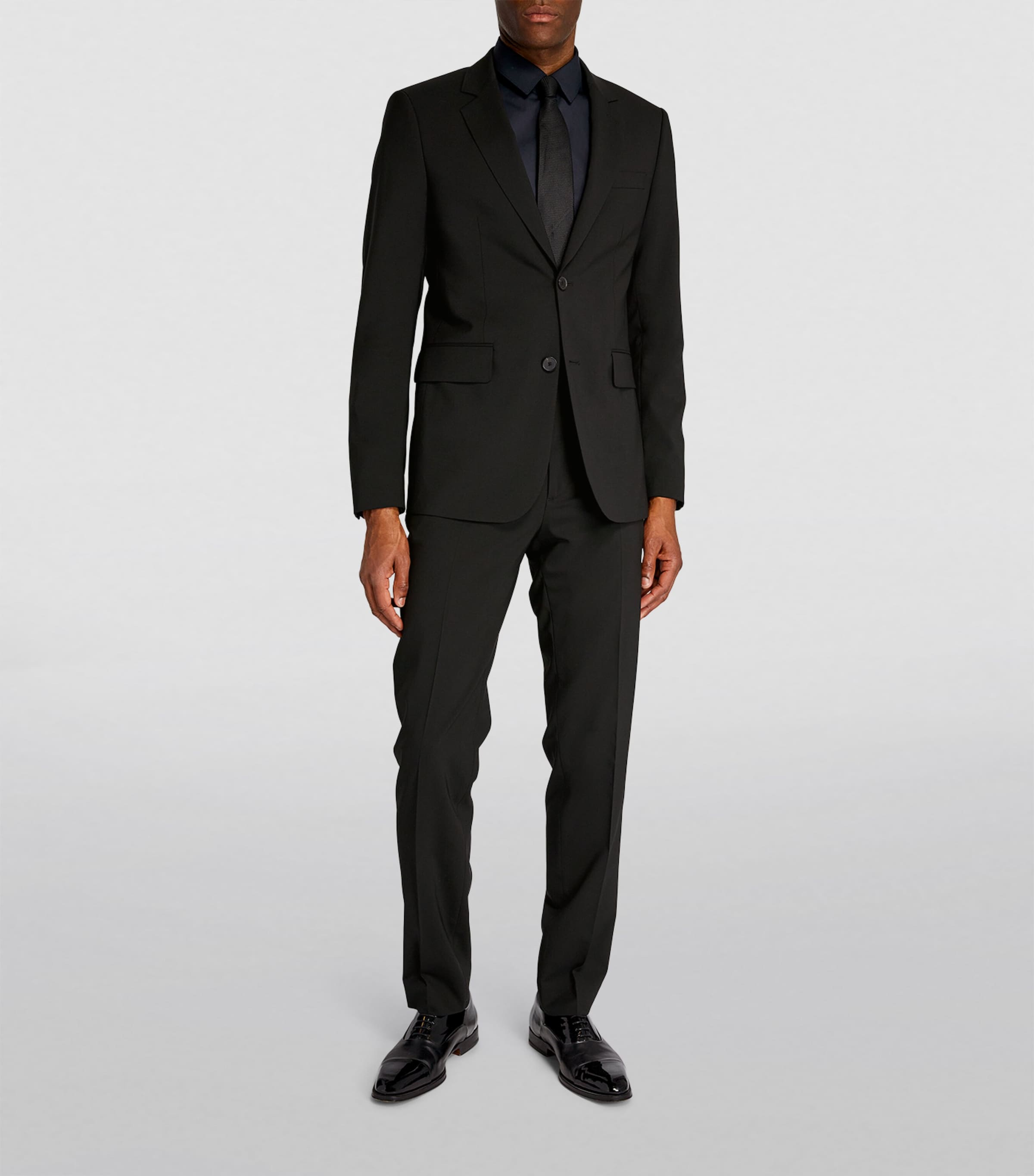 Virgin Wool Trousers BLACK Image 2