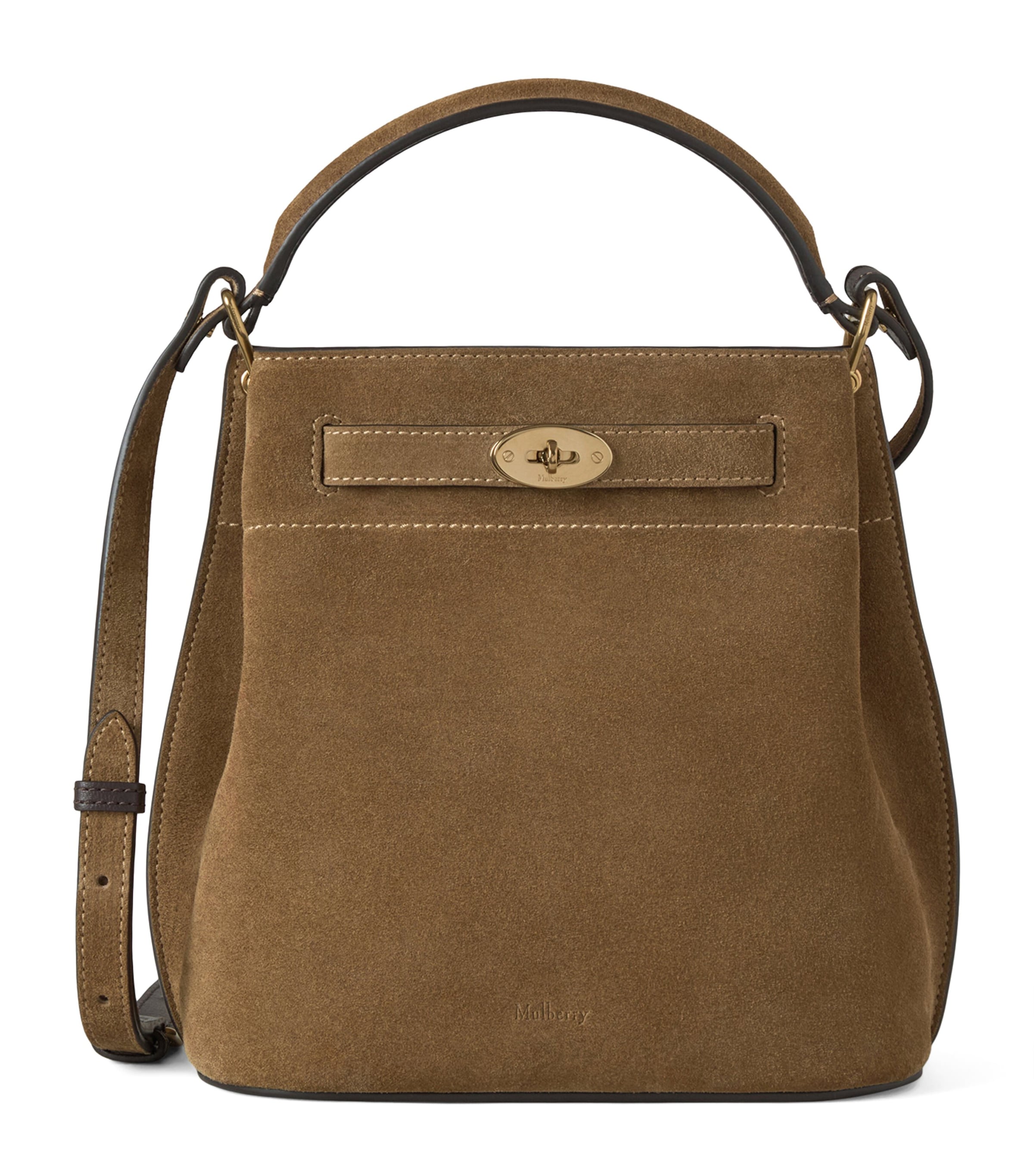 Mulberry Leather Islington Bucket Bag In Brown